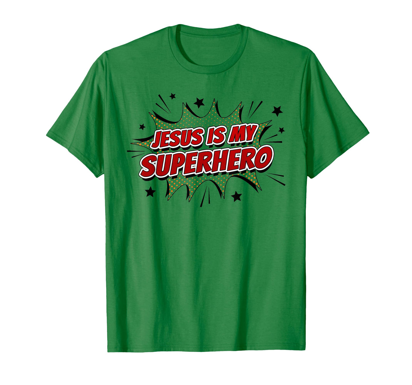 Jesus is My Superhero – Kids & Adult Christian Faith Comic T-Shirt