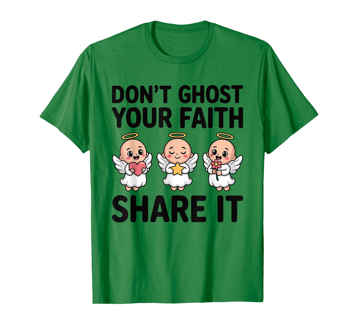Don’t Ghost Your Faith Spiritual Positive Christian T-Shirt