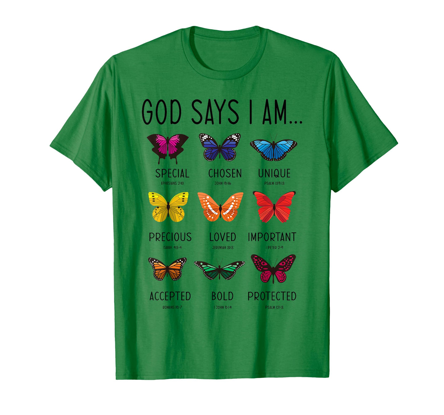 god says i am special Bible Verse Religious Christian T-Shirt