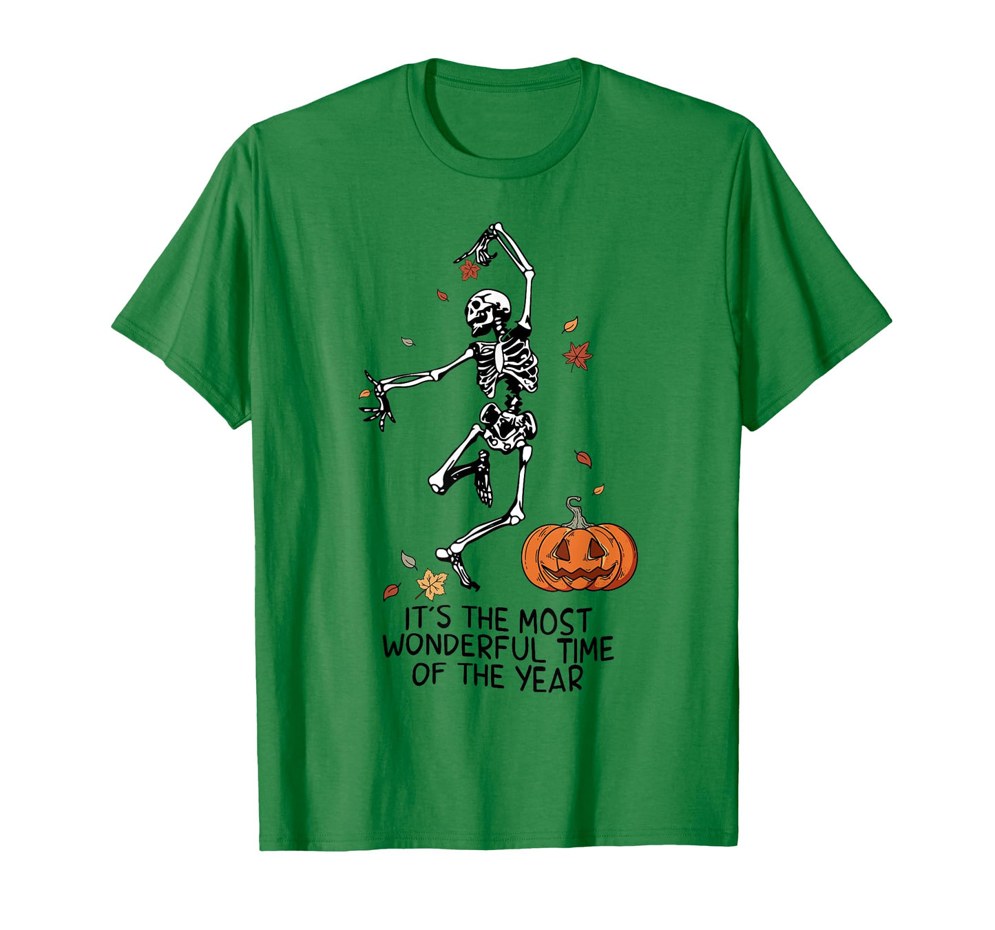 It's The Most Wonderful Time Of The Year Skeleton Halloween T-Shirt