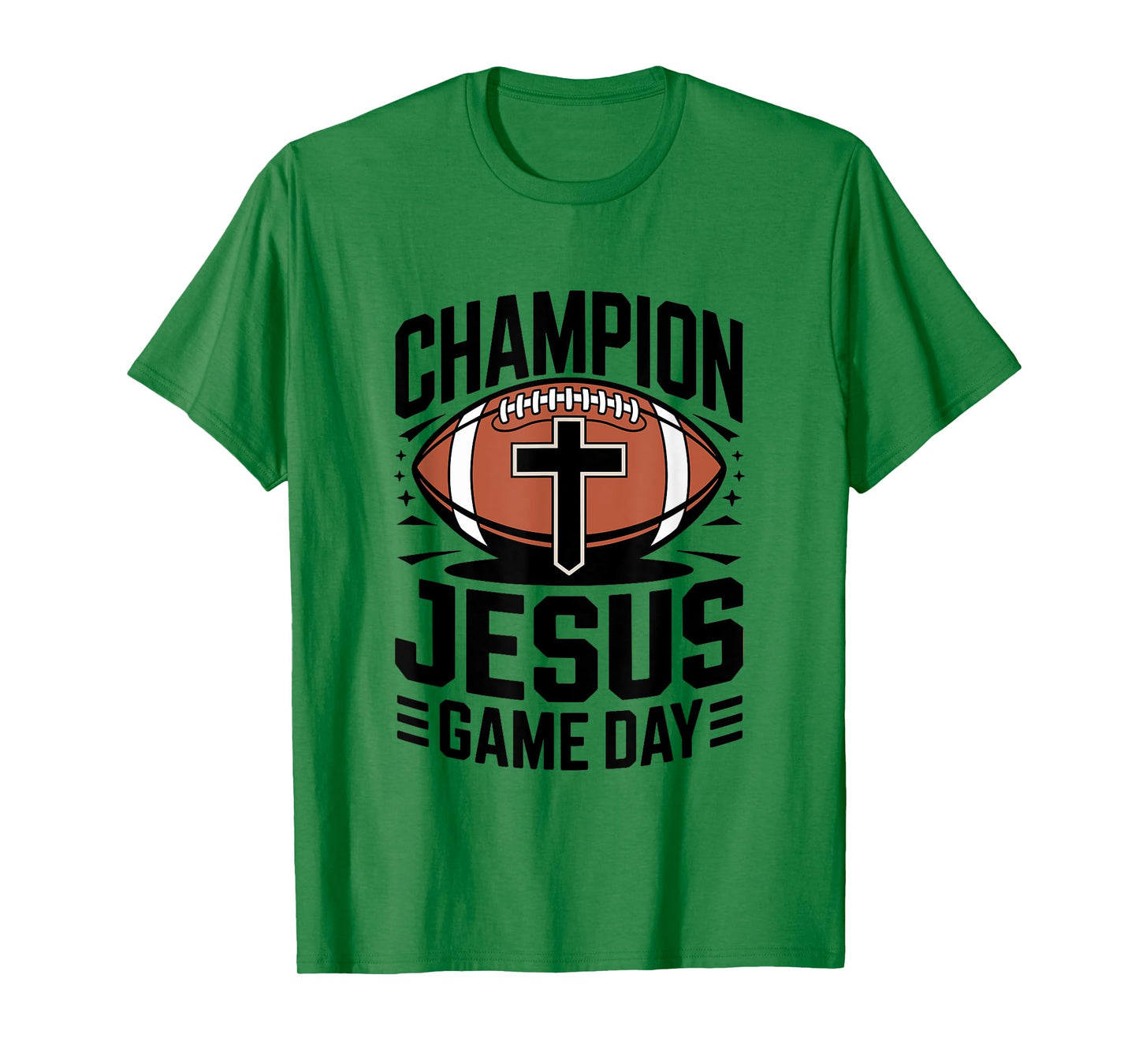 Fantasy Football Champion Jesus Game Day T-Shirt