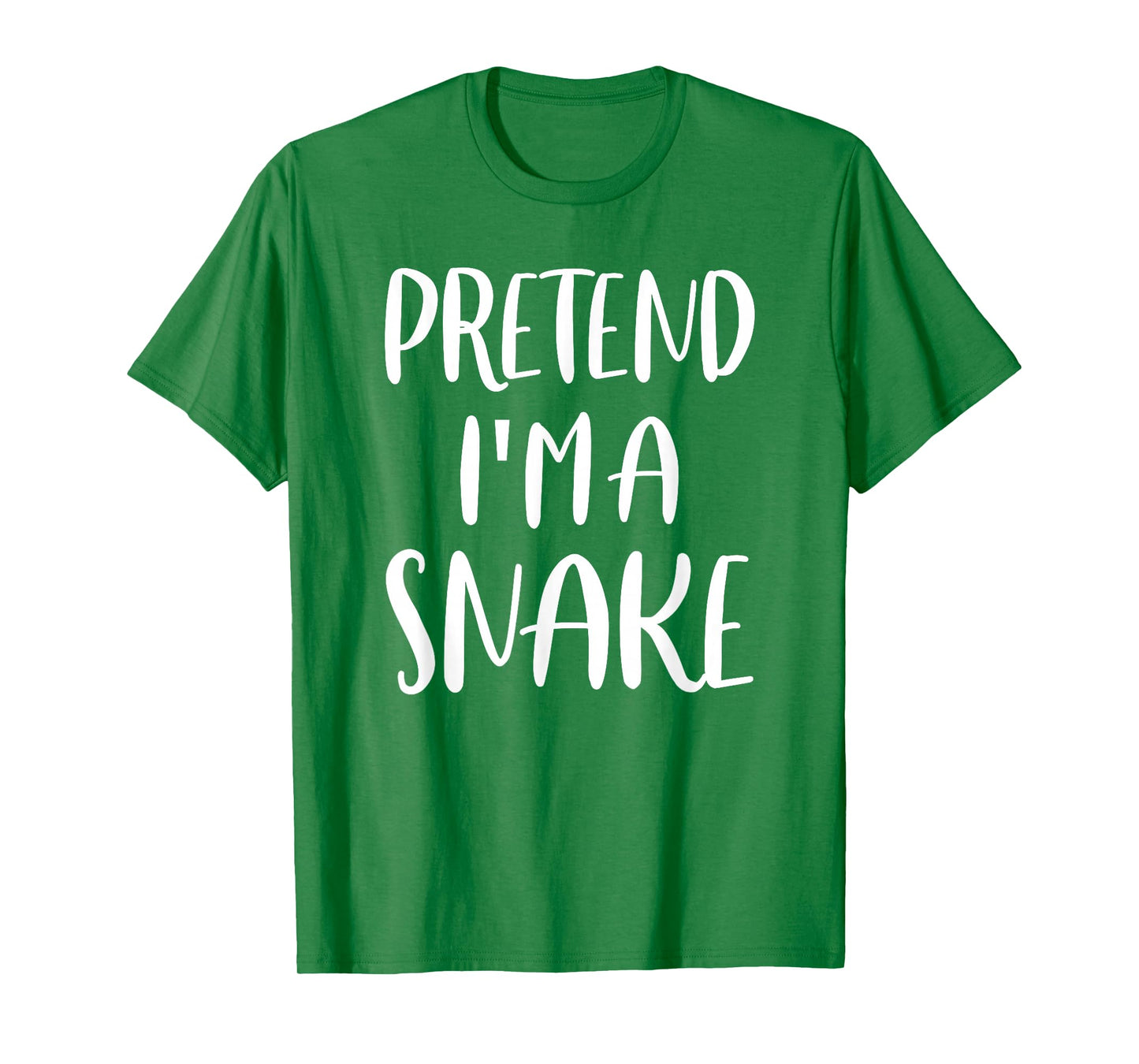 Pretend I'm A Snake Lazy Halloween Costume T-Shirt