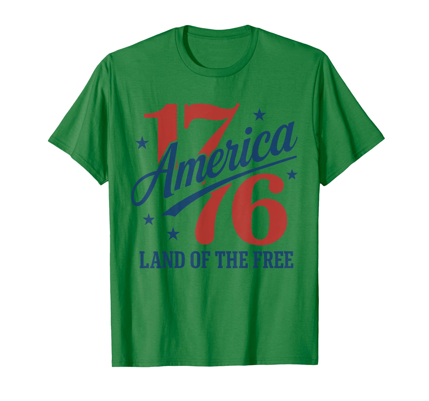 America Est 1776 Land Of The Free 4th Of July Mens Womens T-Shirt