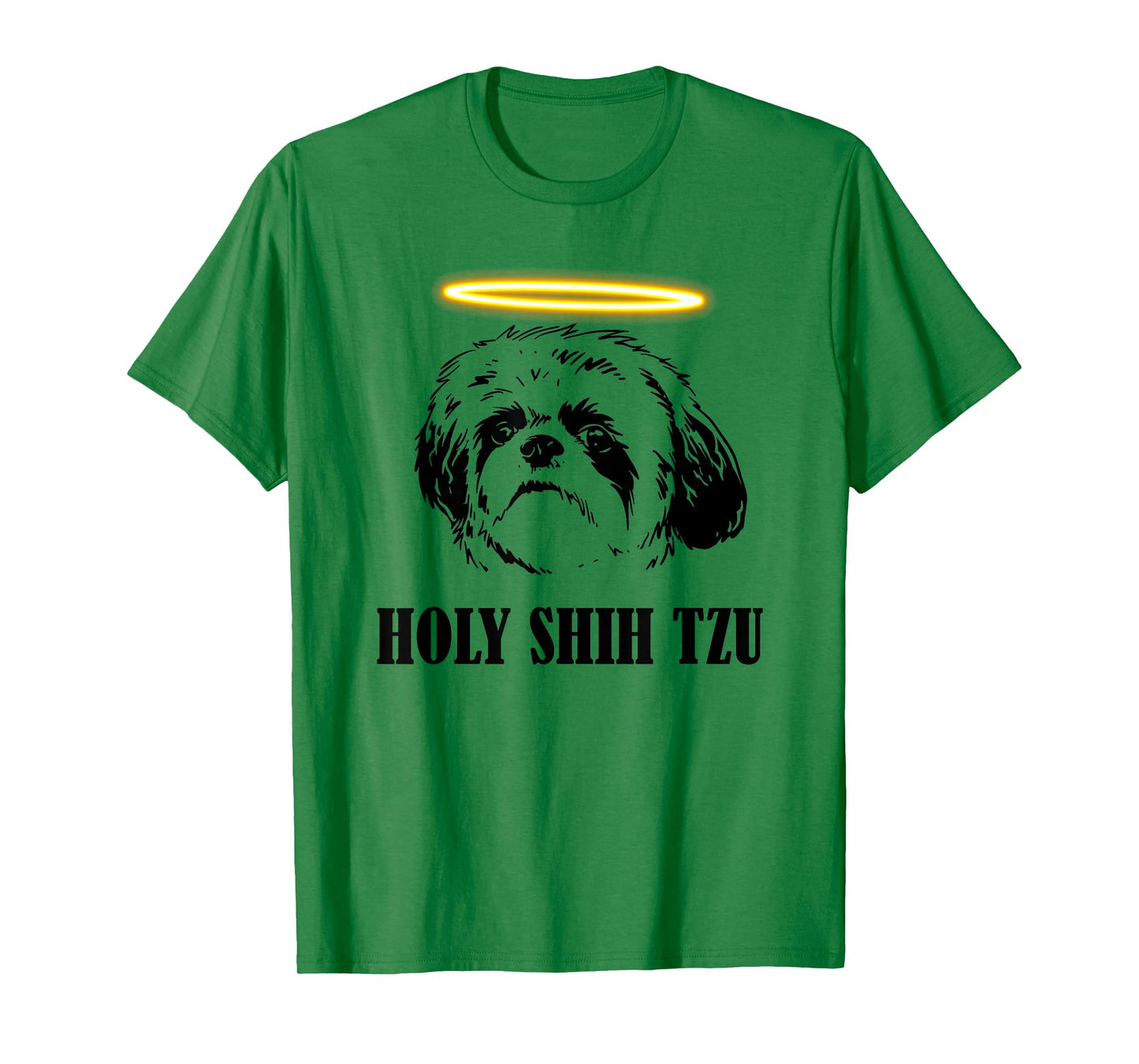 Holy Shih Tzu - Cute Animal Pet Paw Dog Lover Saying T-Shirt for Men Women Girls Kids