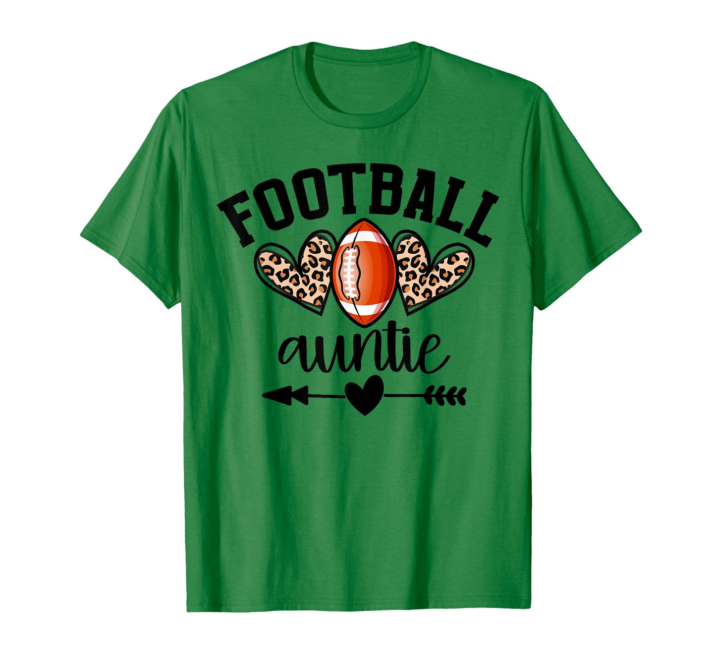 Football Auntie Womens Football Aunt Game Day Senior Night T-Shirt
