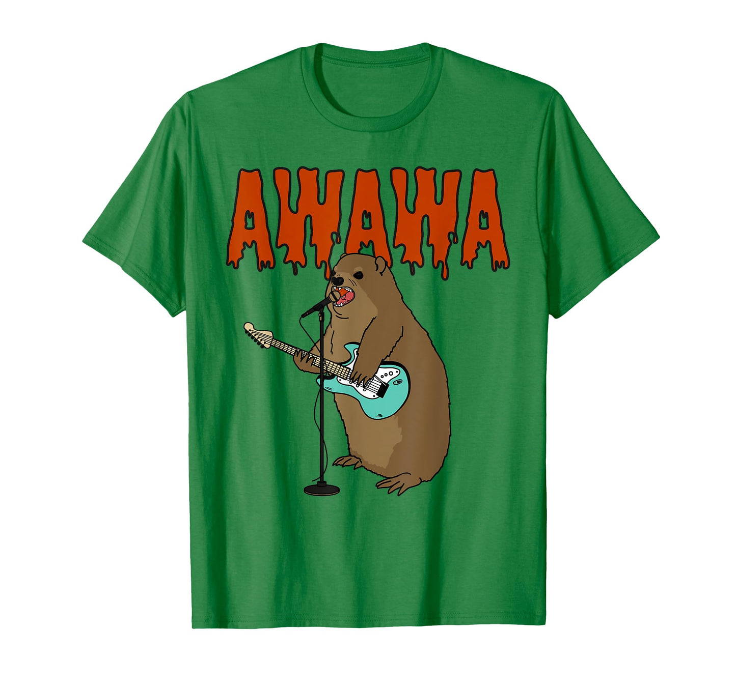 Rock Hyrax Awawa Cute Hyrax Meme Hyrax Lover Angry Hyrax T-Shirt
