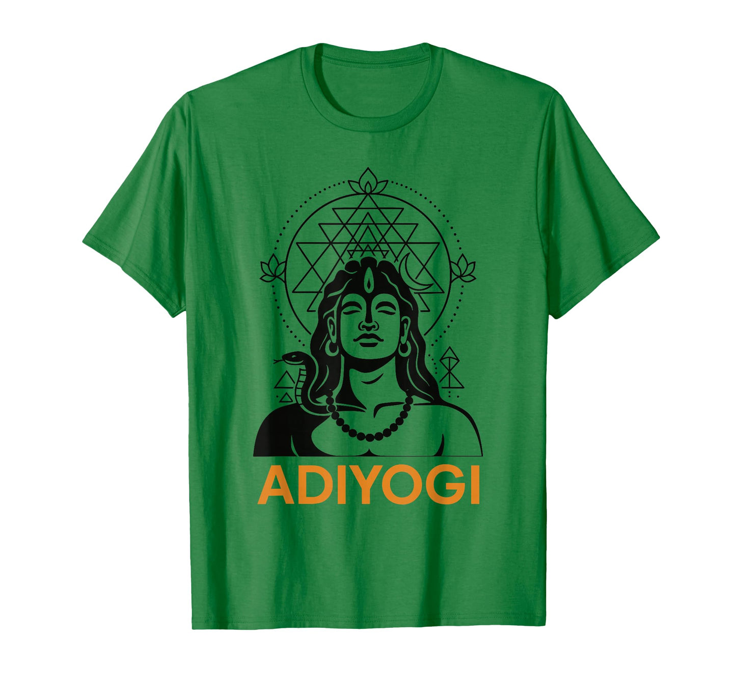 Adiyogi Shiva Sri Yantra Sacred Geometry God of Yoga T-Shirt