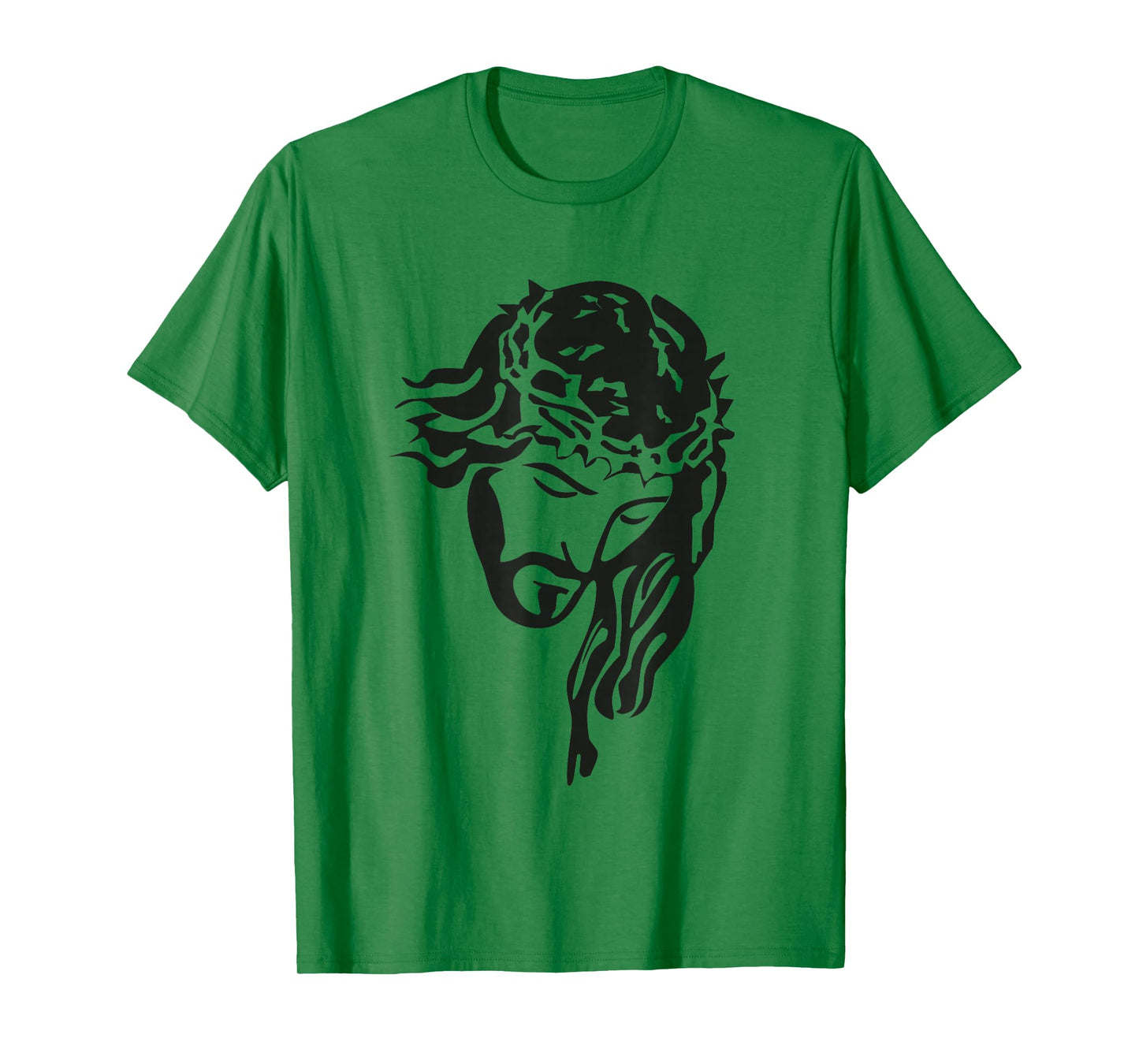 Jesus Christ Face with Crown of Thorns God Bible Positive T-Shirt