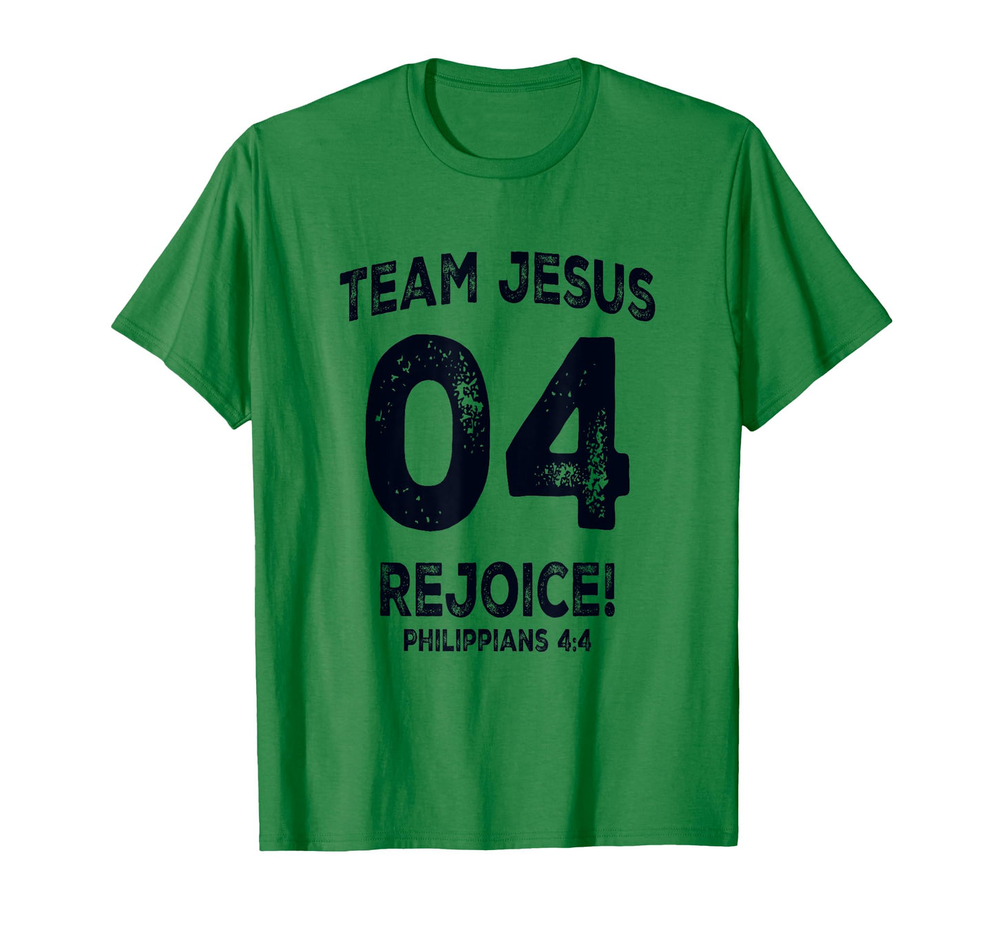 Team Jesus 04 Rejoice Bible Verse T-Shirt