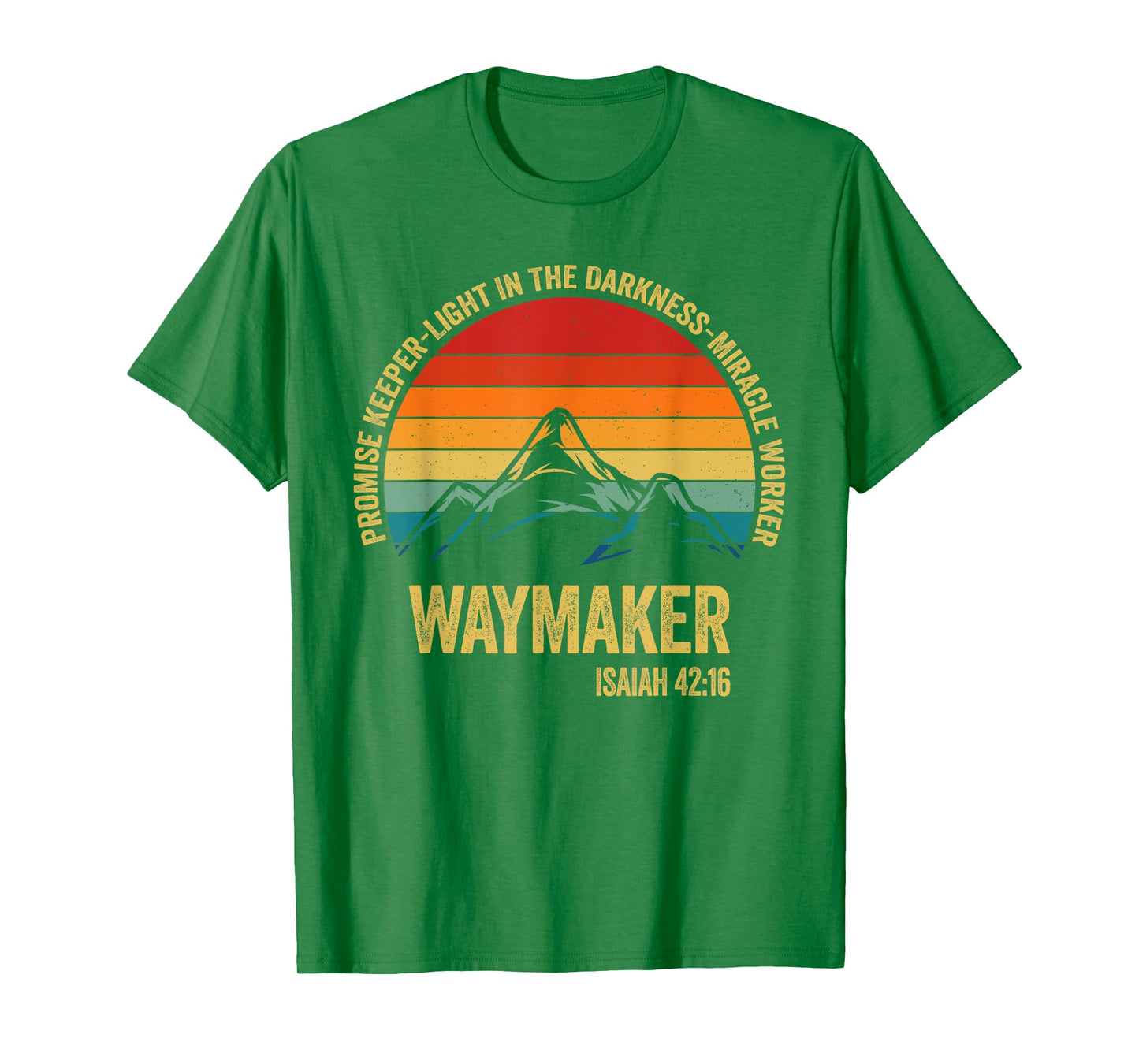 Waymaker Vintage Promise Keeper Miracle Worker Christian T-Shirt