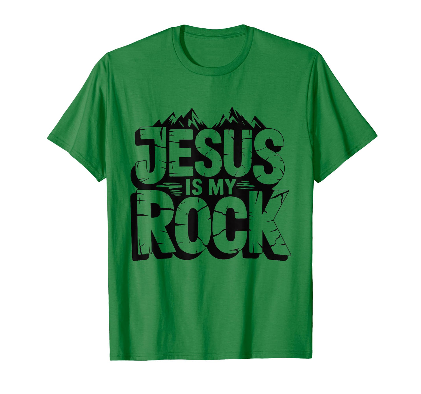 Biblical Jesus Is My Rock Christian T-Shirt