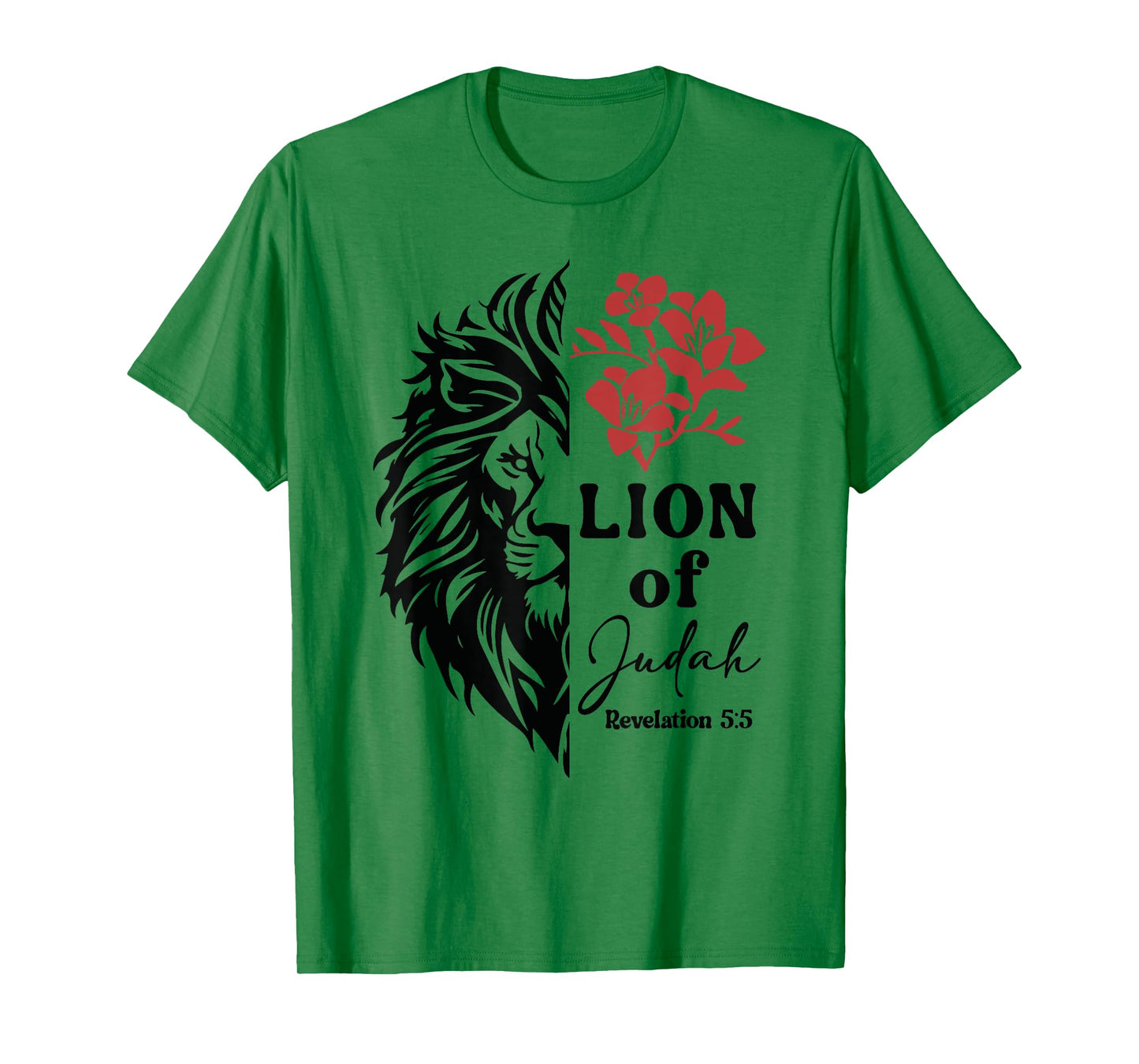Jesus Lion Of Judah Faith God Christians T-Shirt