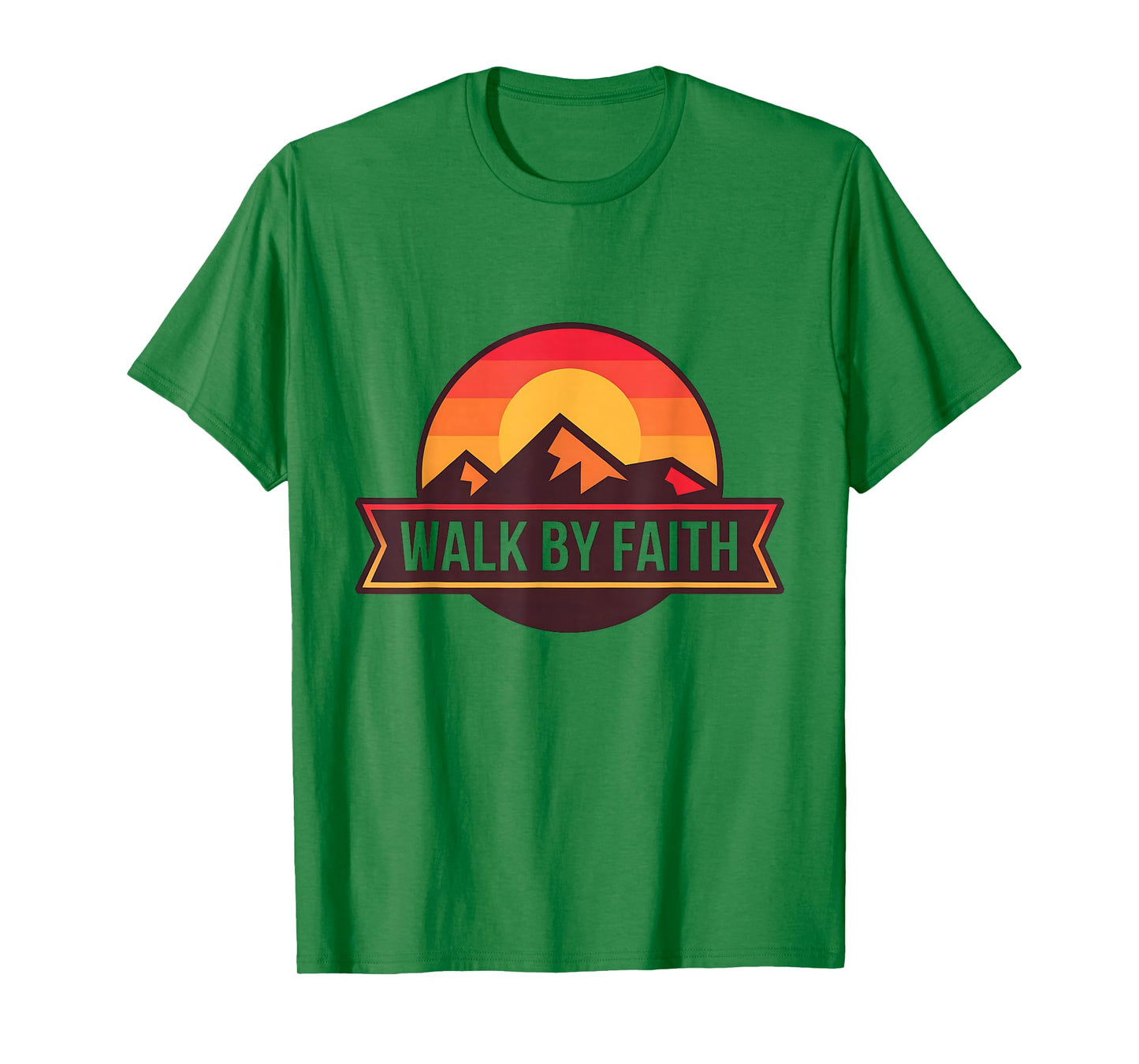 Walk by Faith Christian Walking, Hiking Adventure. T-Shirt