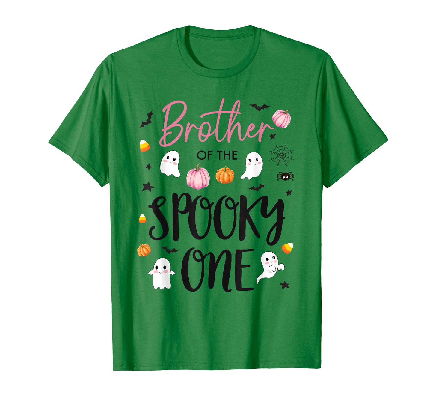 Brother of Spooky One Girl 1st Birthday Pink Halloween Cute T-Shirt