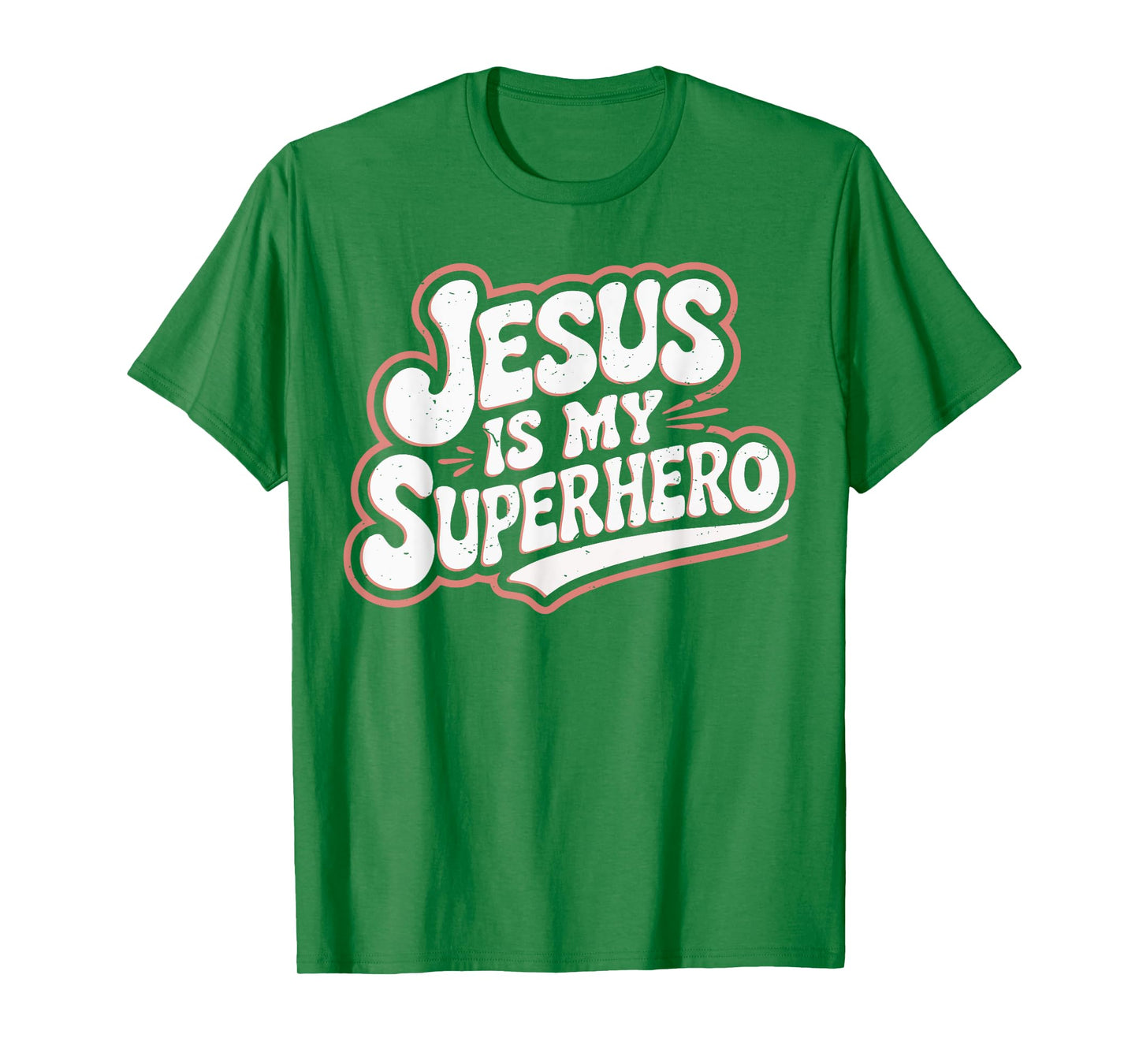 Girls Jesus is My Superhero Christian Toddler Sister God Mom T-Shirt