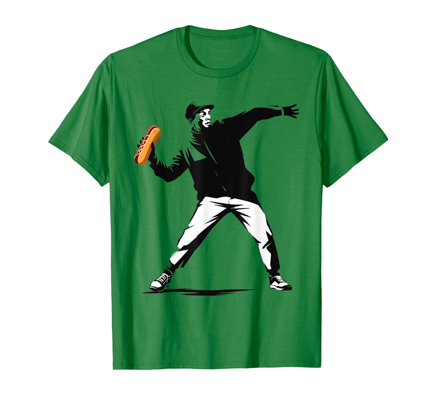 Sandwich Guy Throwing Resist Sandwich Free DC Revolution T-Shirt