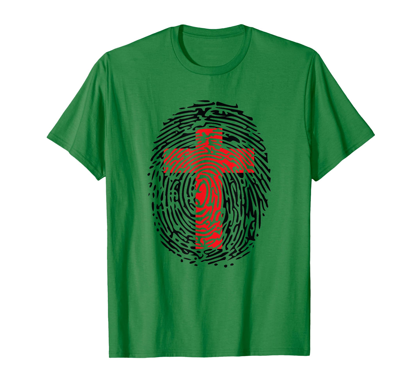 Christian Cross Fingerprint of Christ T-Shirt