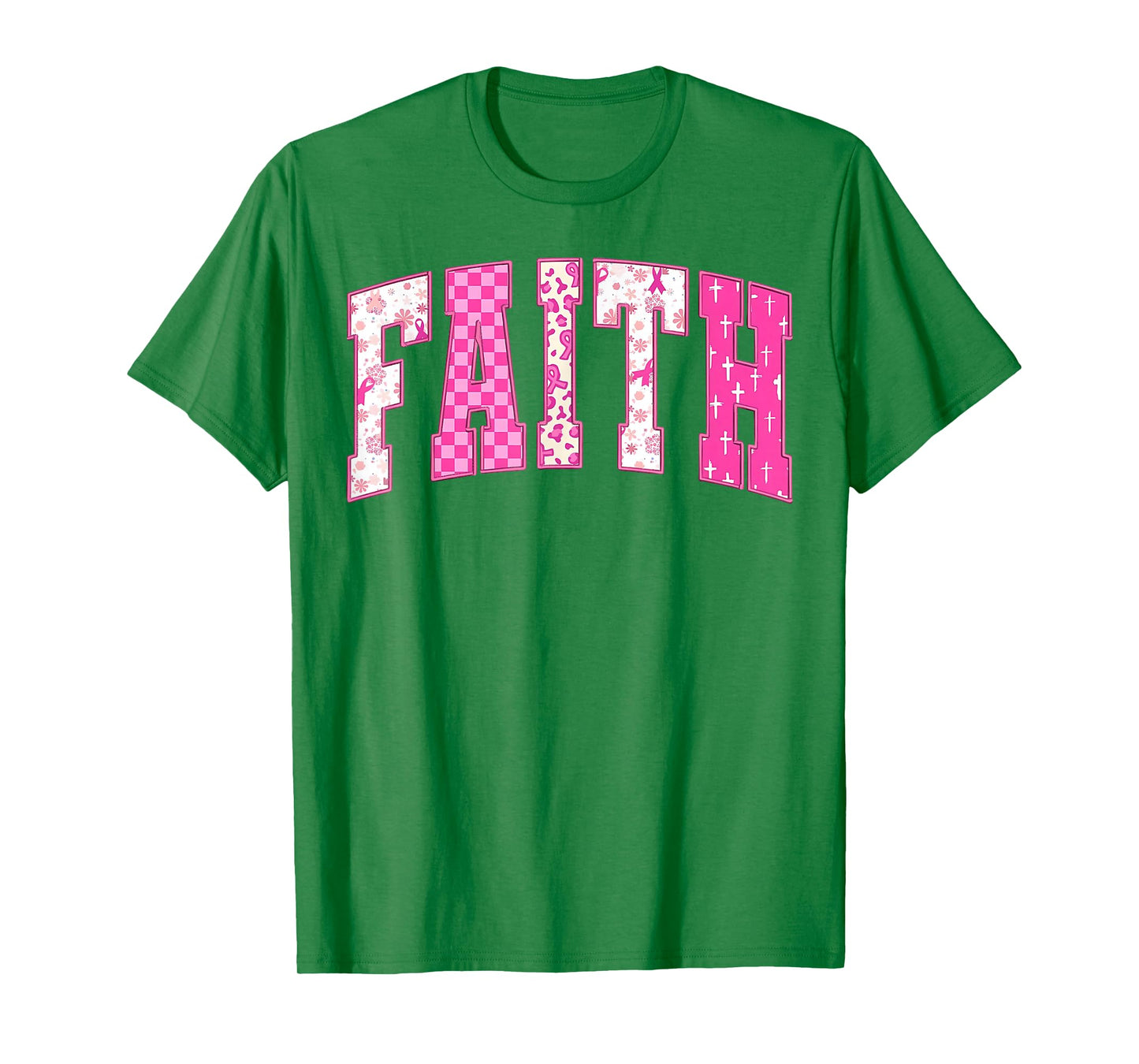 Breast Cancer Christian Fight Hope Faith Love Matching Group T-Shirt