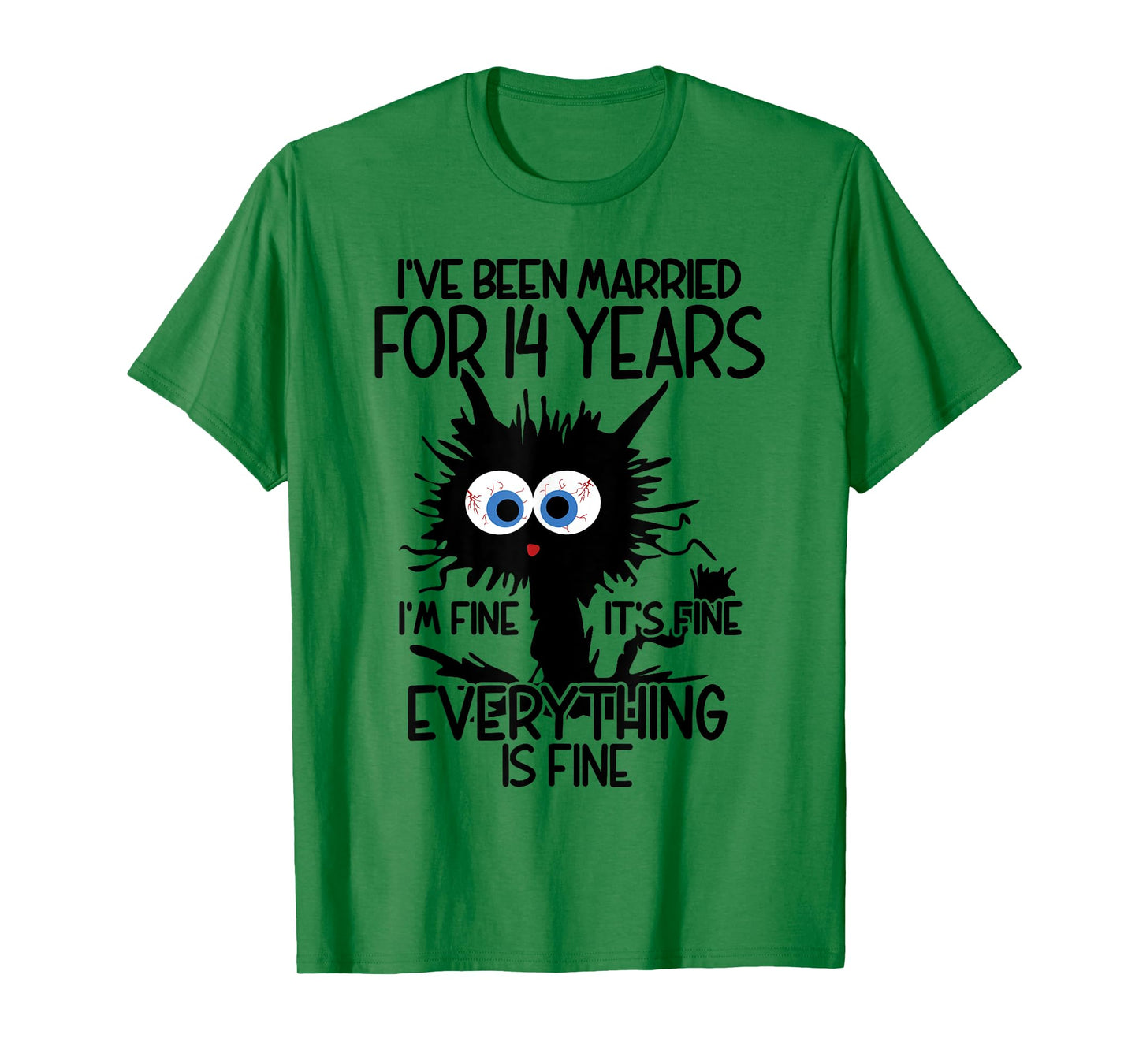 Ivory Wedding I've Been Married For 14 Years T-Shirt