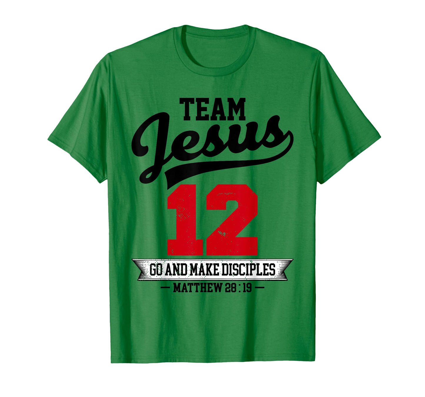Jesus and Baseball Team Jesus Christian Matthew 28:19 Love T-Shirt