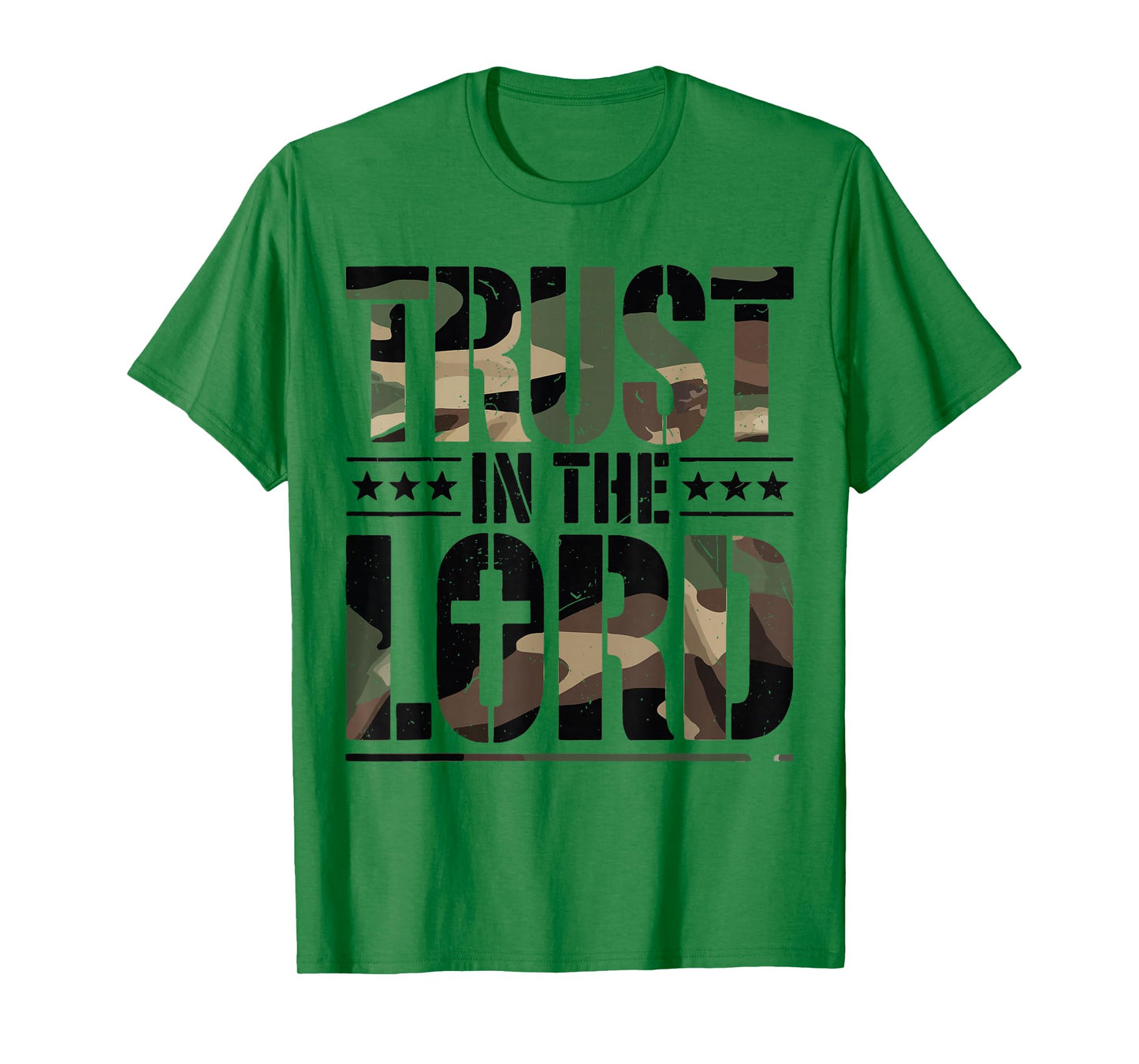 Christian Proverbs 3 5 Trust in The Lord Camo Jesus Christ T-Shirt