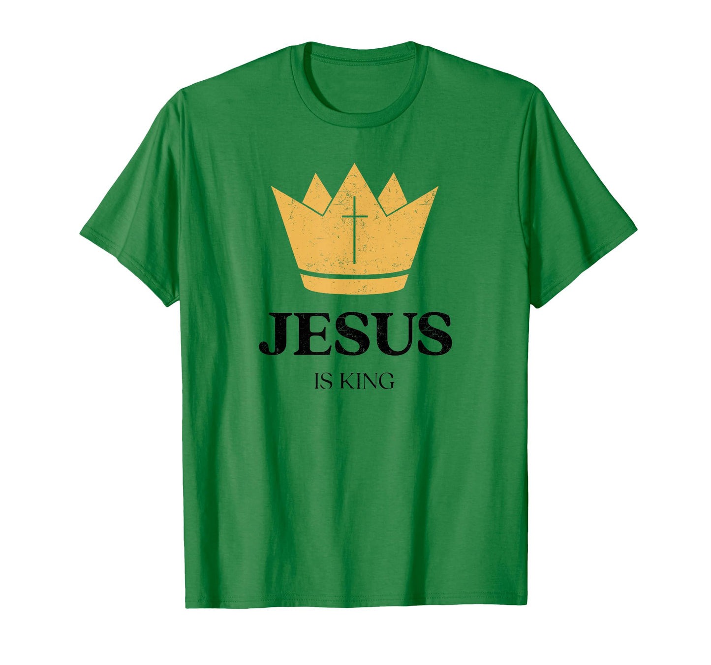 Jesus is King Jesus Christian Cross God Faith Bible Pray T-Shirt