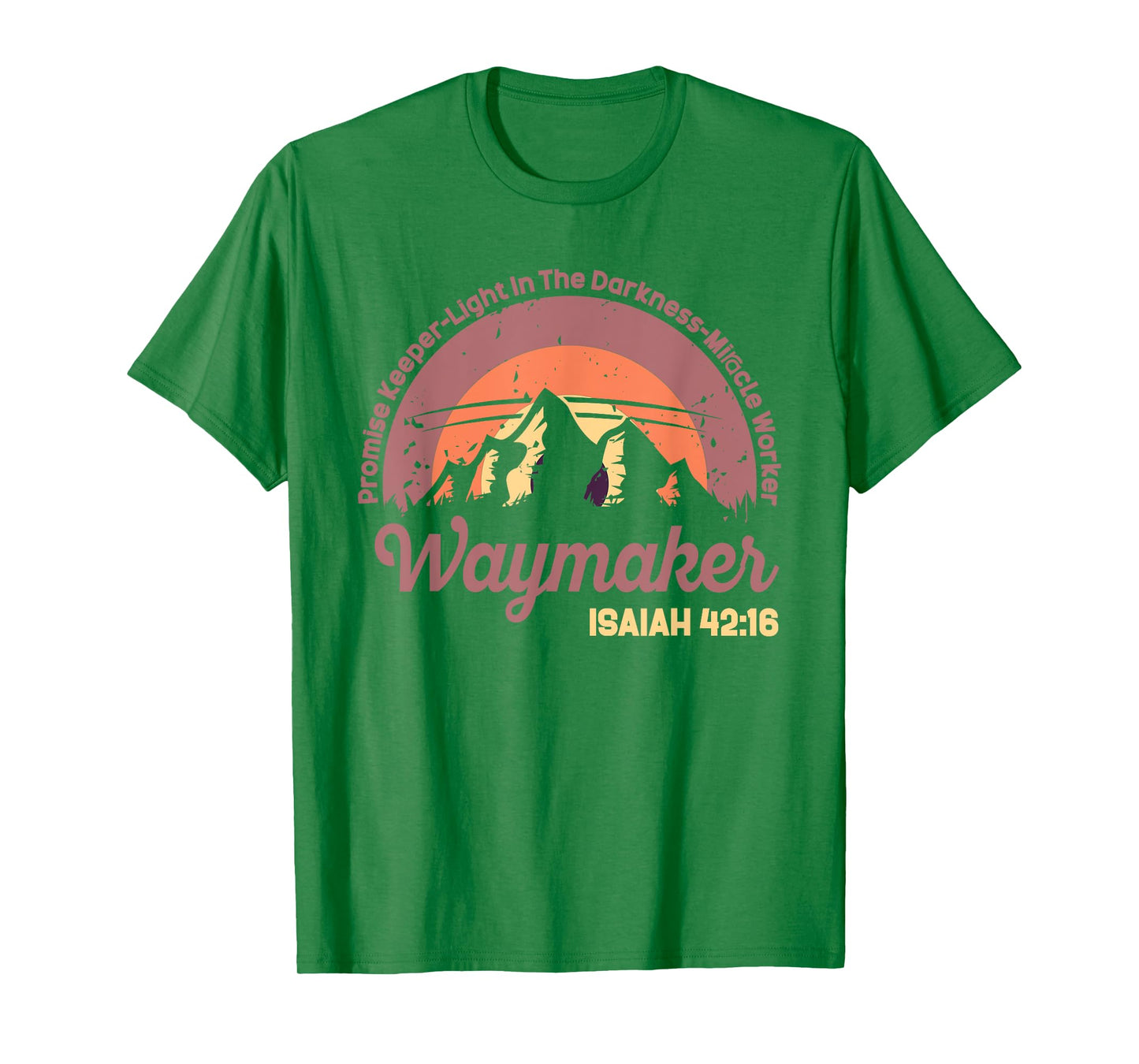 Waymaker Vintage Promise Keeper Miracle Worker Christian T-Shirt