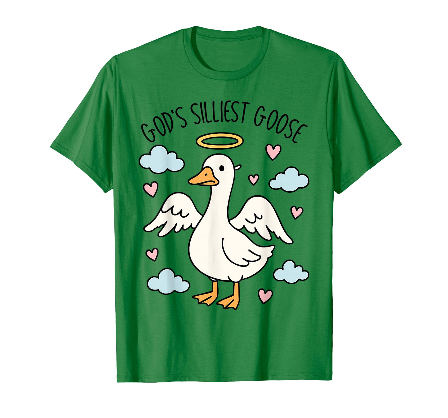 Funny Christian Silly Goose On The Loose God's Siliest Goose T-Shirt