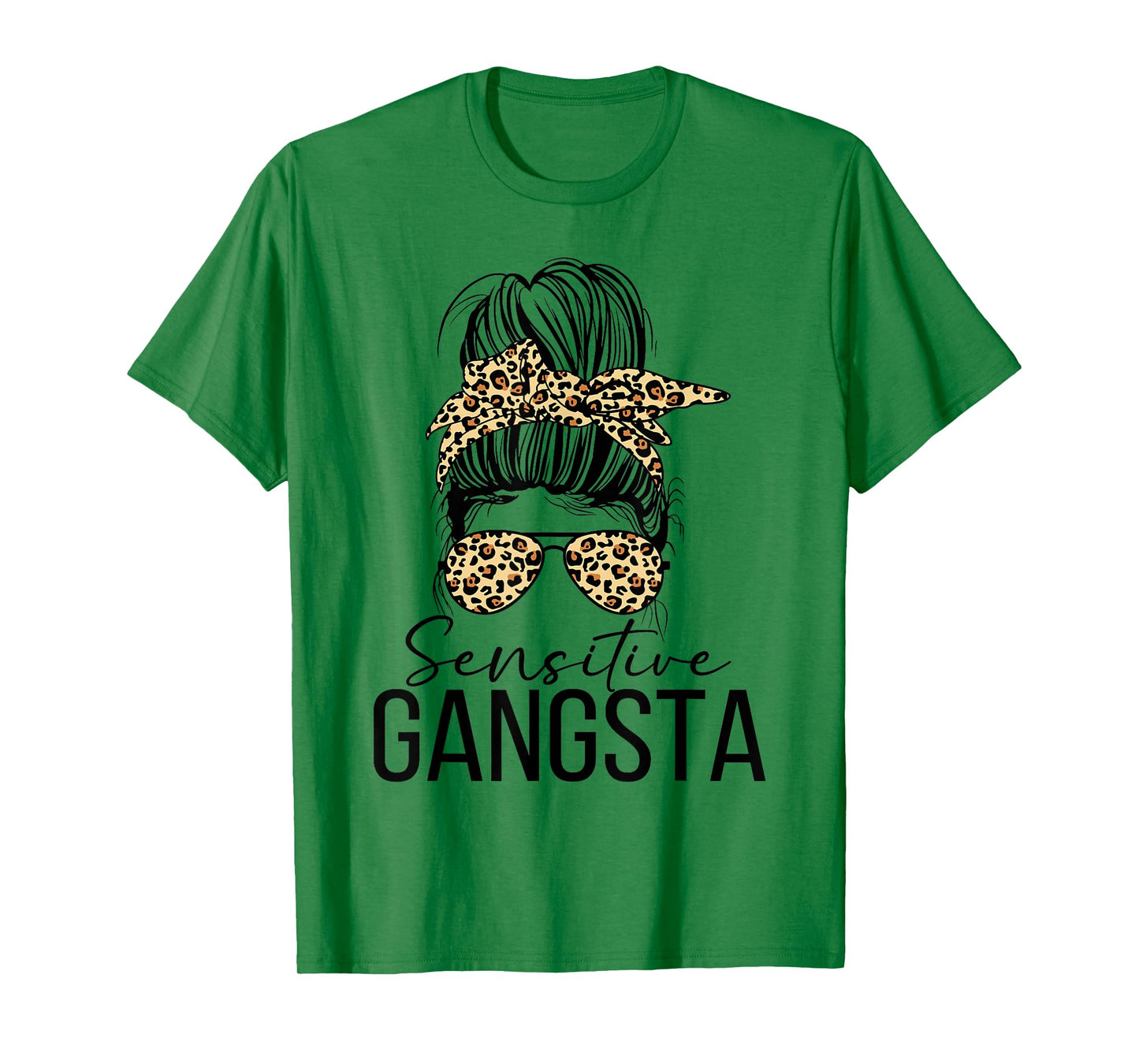 Sensitive Gangsta Gangster Funny Meme Saying Quote T-Shirt