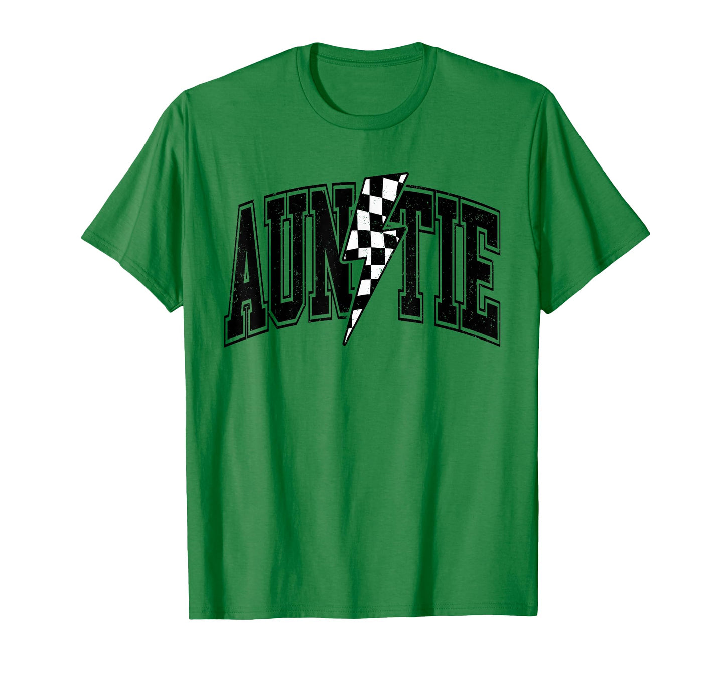 Auntie Racing Car Family Matching Birthday Party Funny Aunt T-Shirt