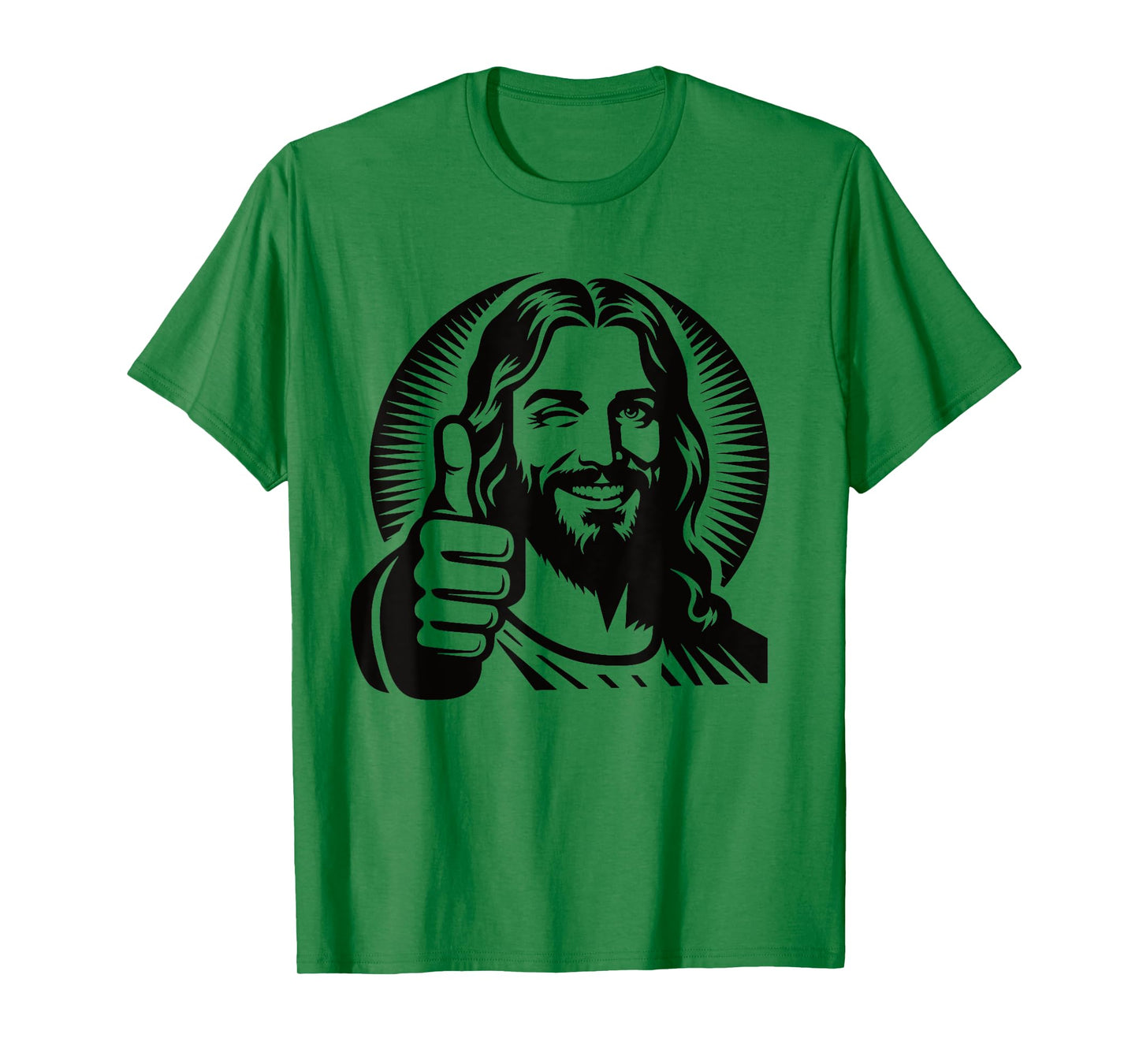 Jesus Christ Smiling Thumbs Up T-Shirt