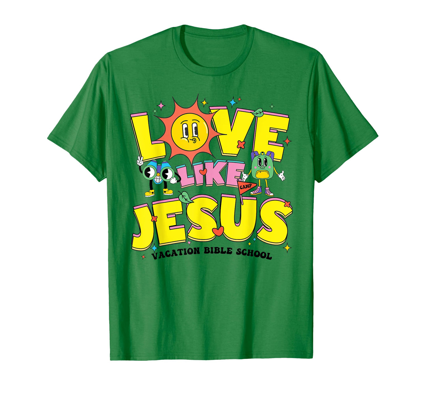 Groovy Love Like Jesus Vacation Bible School VBS Live It T-Shirt