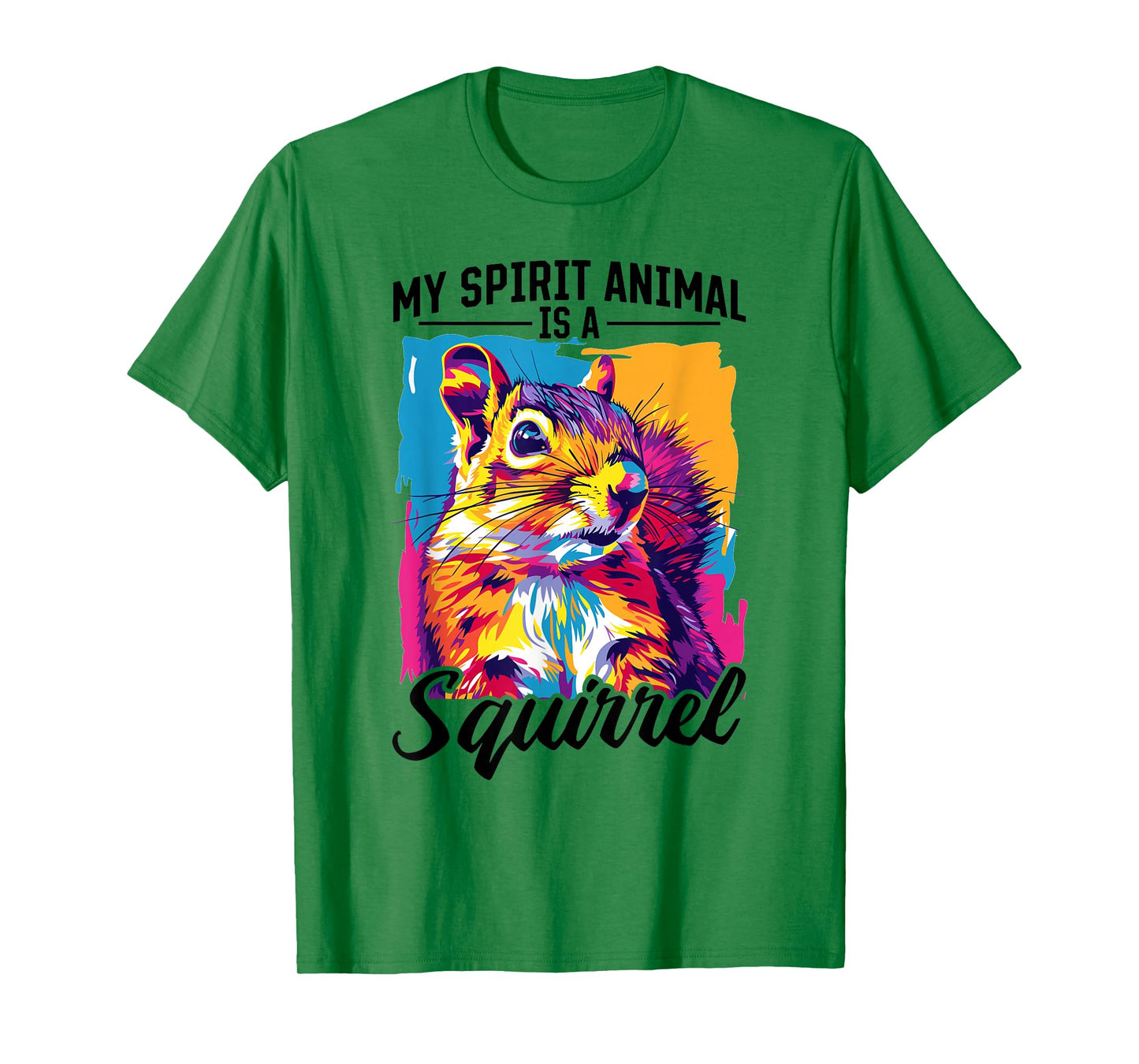 Funny Squirrel Animal My Spirit Animal Is A Squirrel T-Shirt