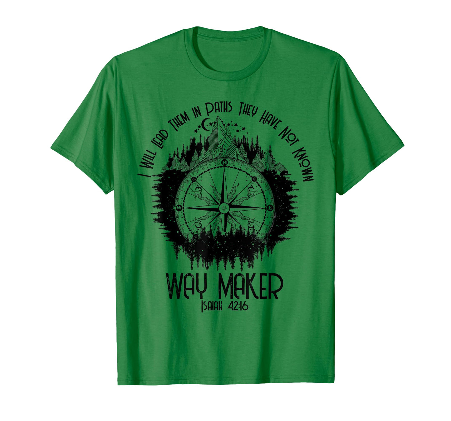 Spiritual Way Maker Bible Verse Christian Faith Way Maker T-Shirt