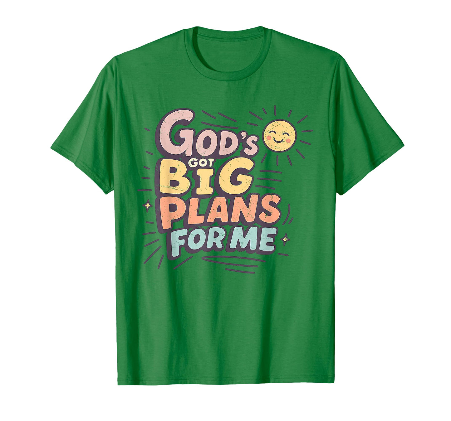 God's Got Big Plans for Me Christian Faith Tee T-Shirt
