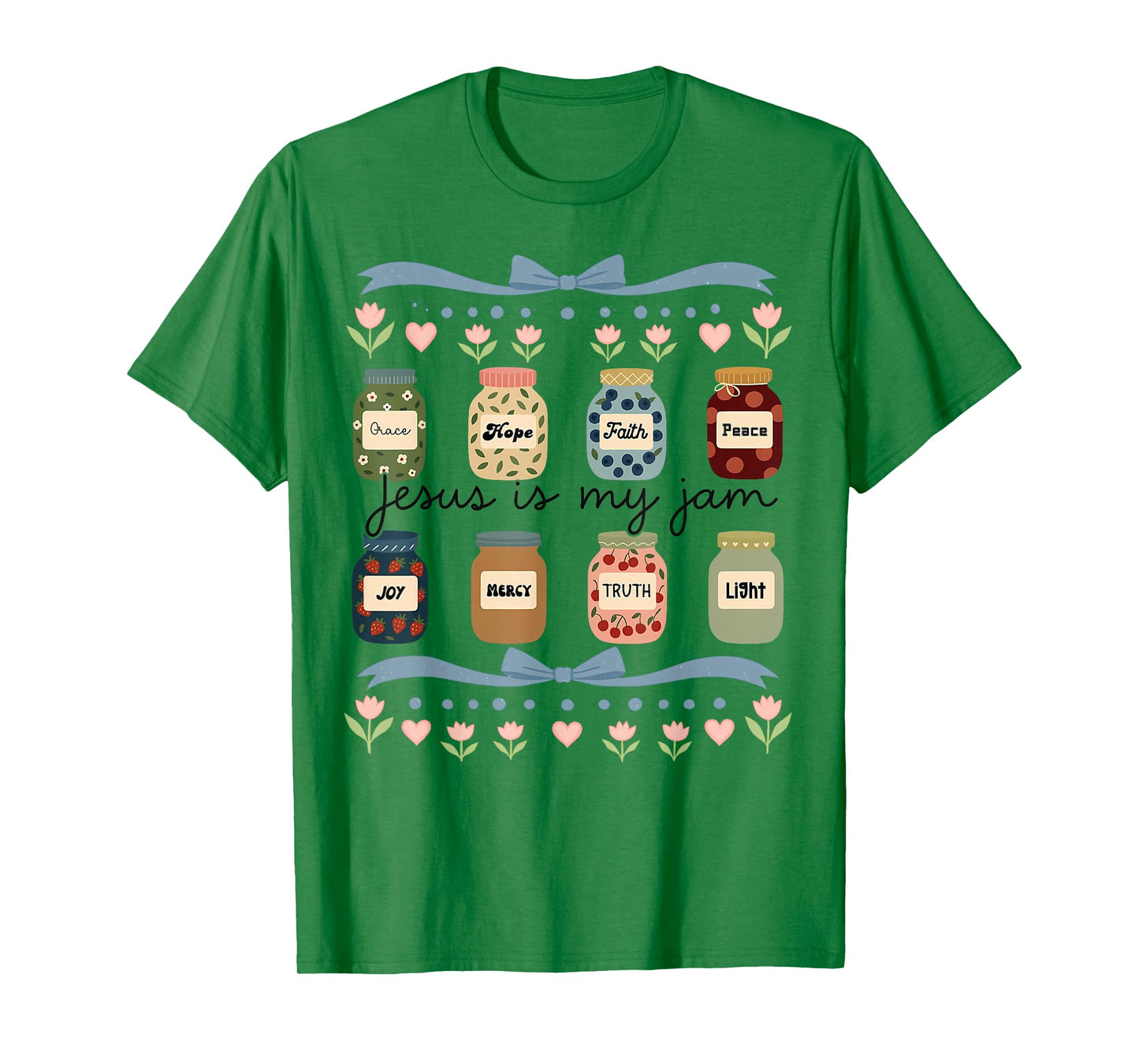 Jesus Is My Jam Christian Faith Religious Bible Verse T-Shirt