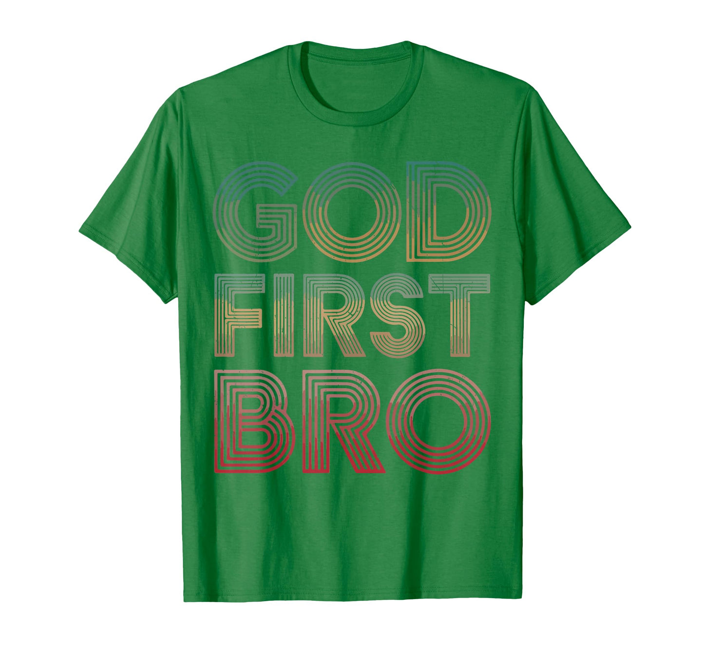 Teens Boy God First Bro Funny Christian Son Brother Toddler T-Shirt