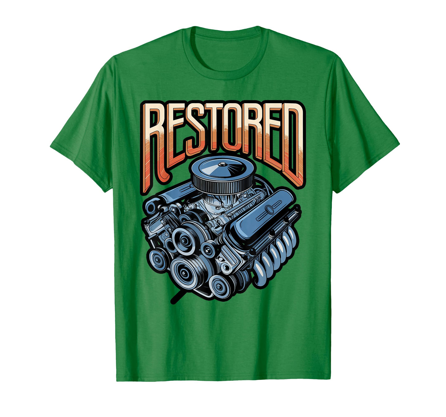 Restored Psalms 23:3 Faith Engine Art T-Shirt