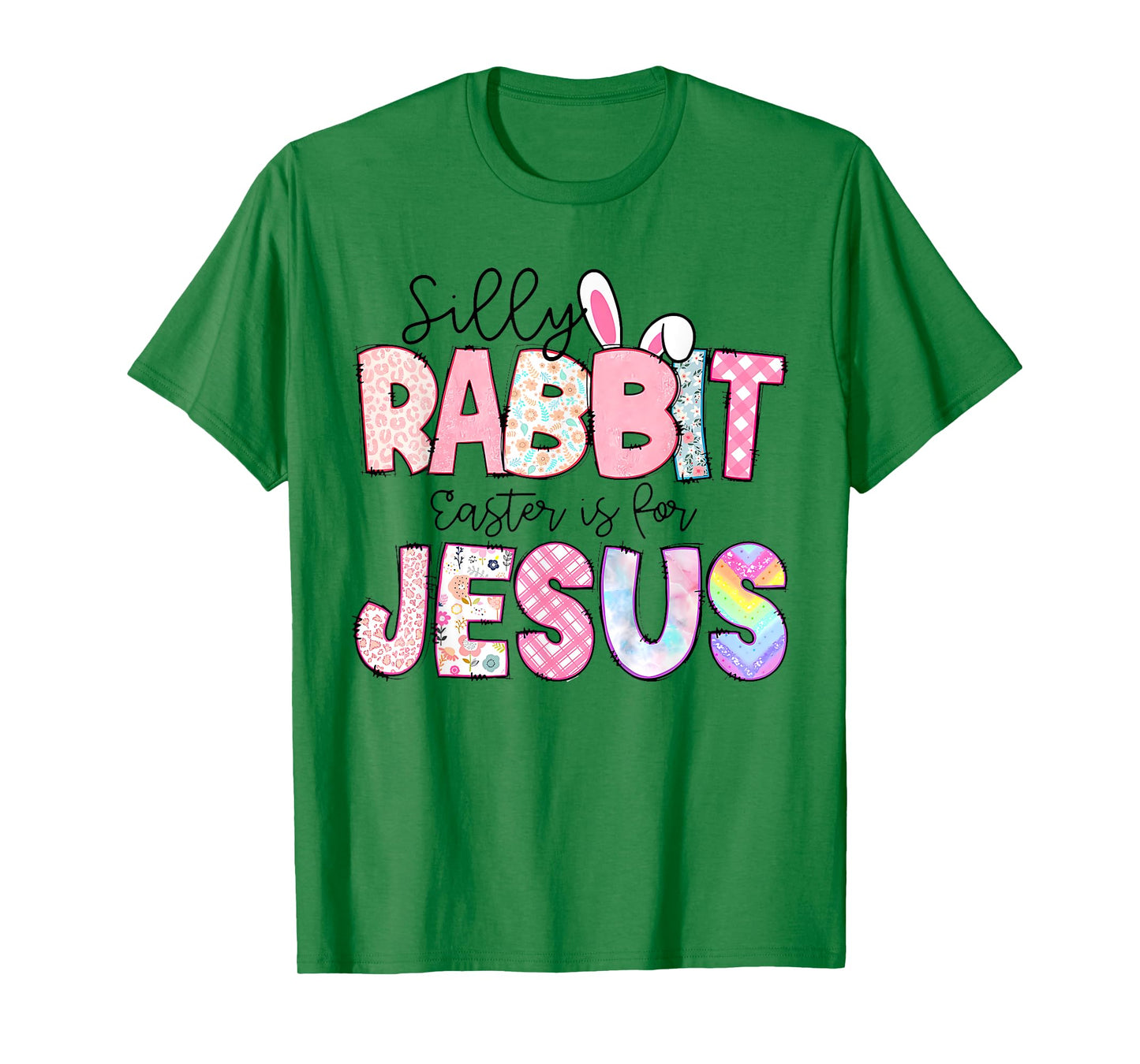 Silly Rabbit Easter Is For Jesus Kids Boys Girls Funny T-Shirt