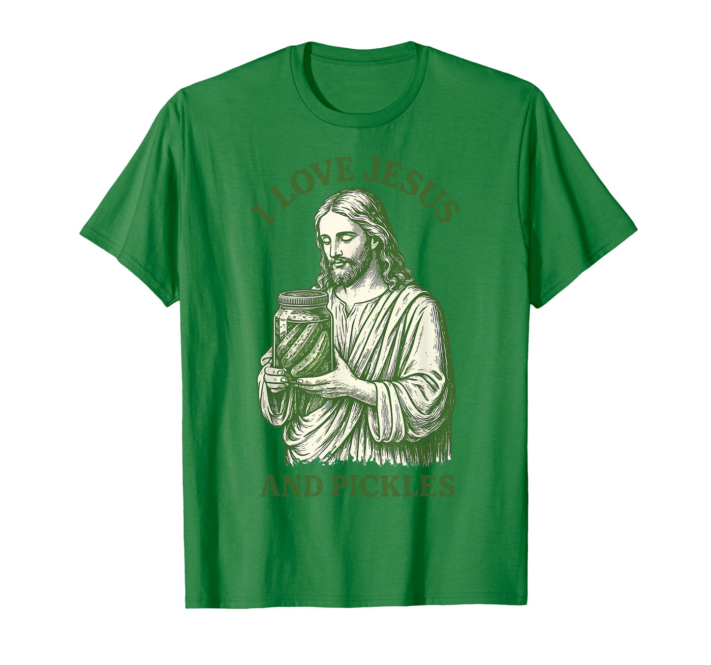 I Love Jesus And Pickles T-Shirt