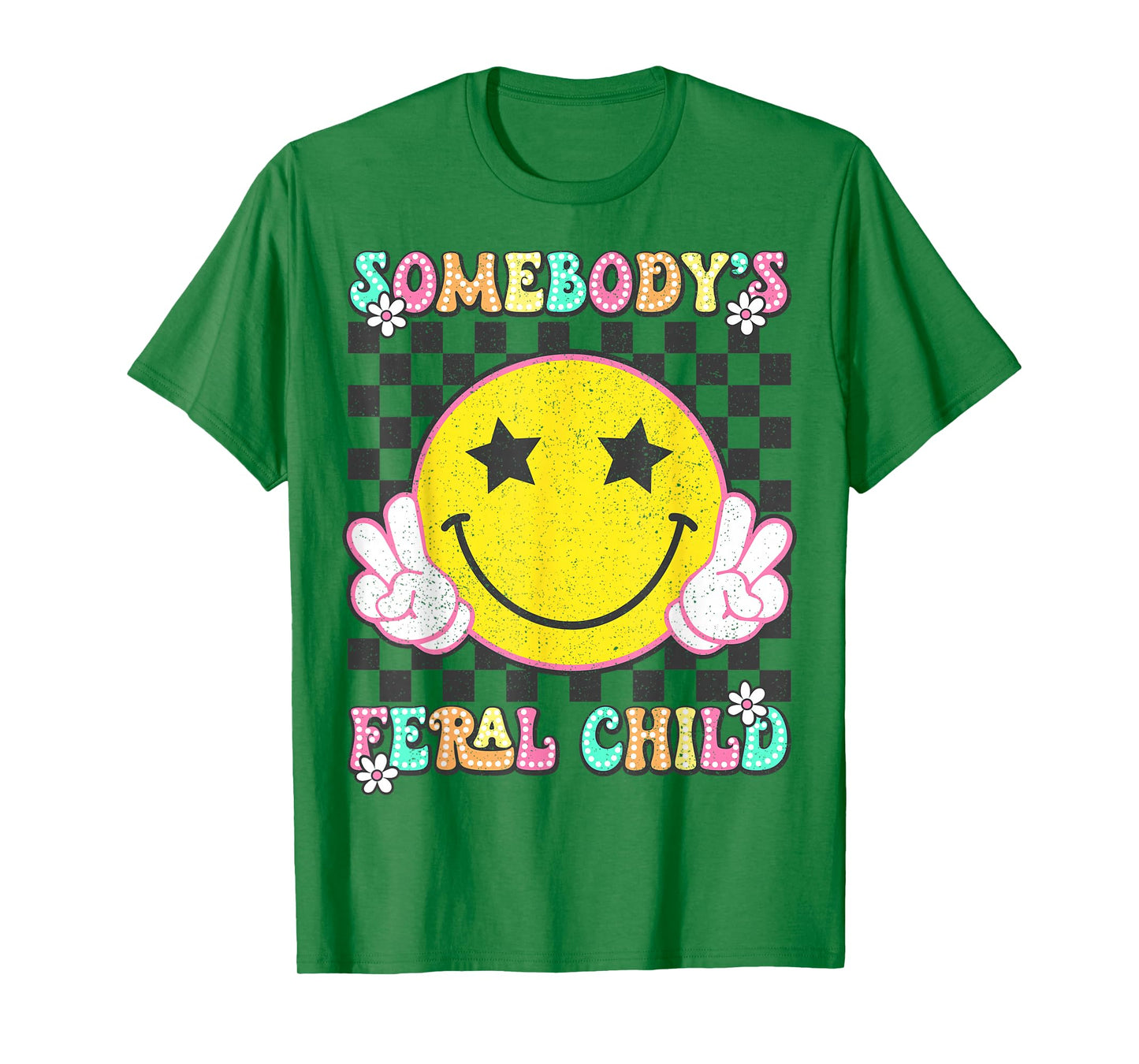 Somebody's Feral Child Toddler Girl and Boy Funny Quotes T-Shirt