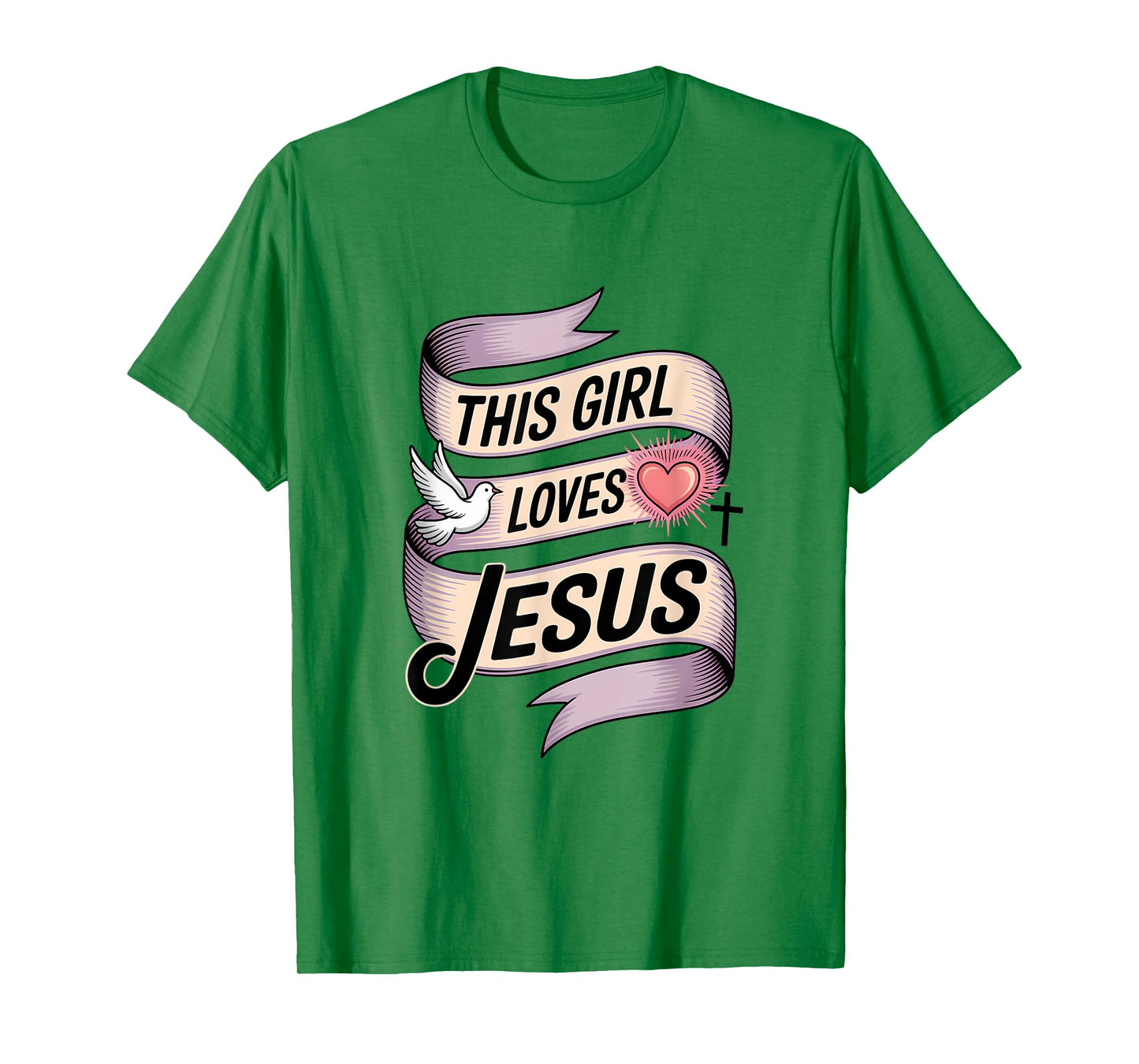 This Girl Loves Jesus Christian Girl Jesus T-Shirt
