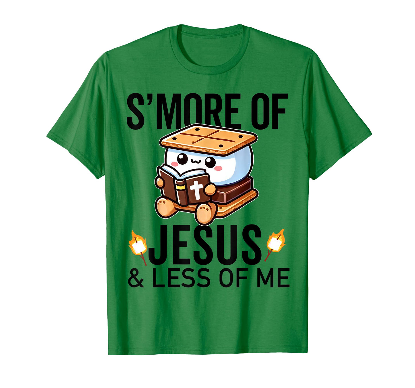 S'more of Jesus and Less of Me Funny Christian T-Shirt