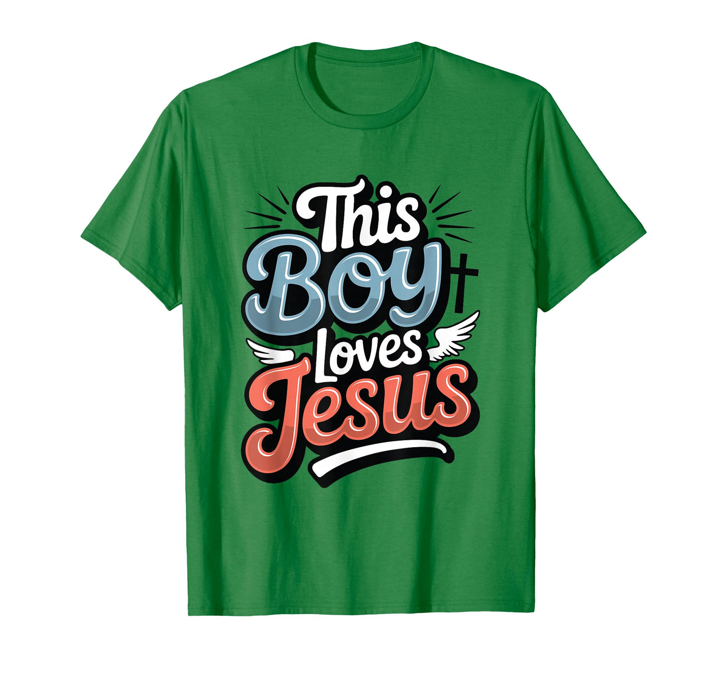 Christian Faith Apparel This Boy Loves Jesus T-Shirt