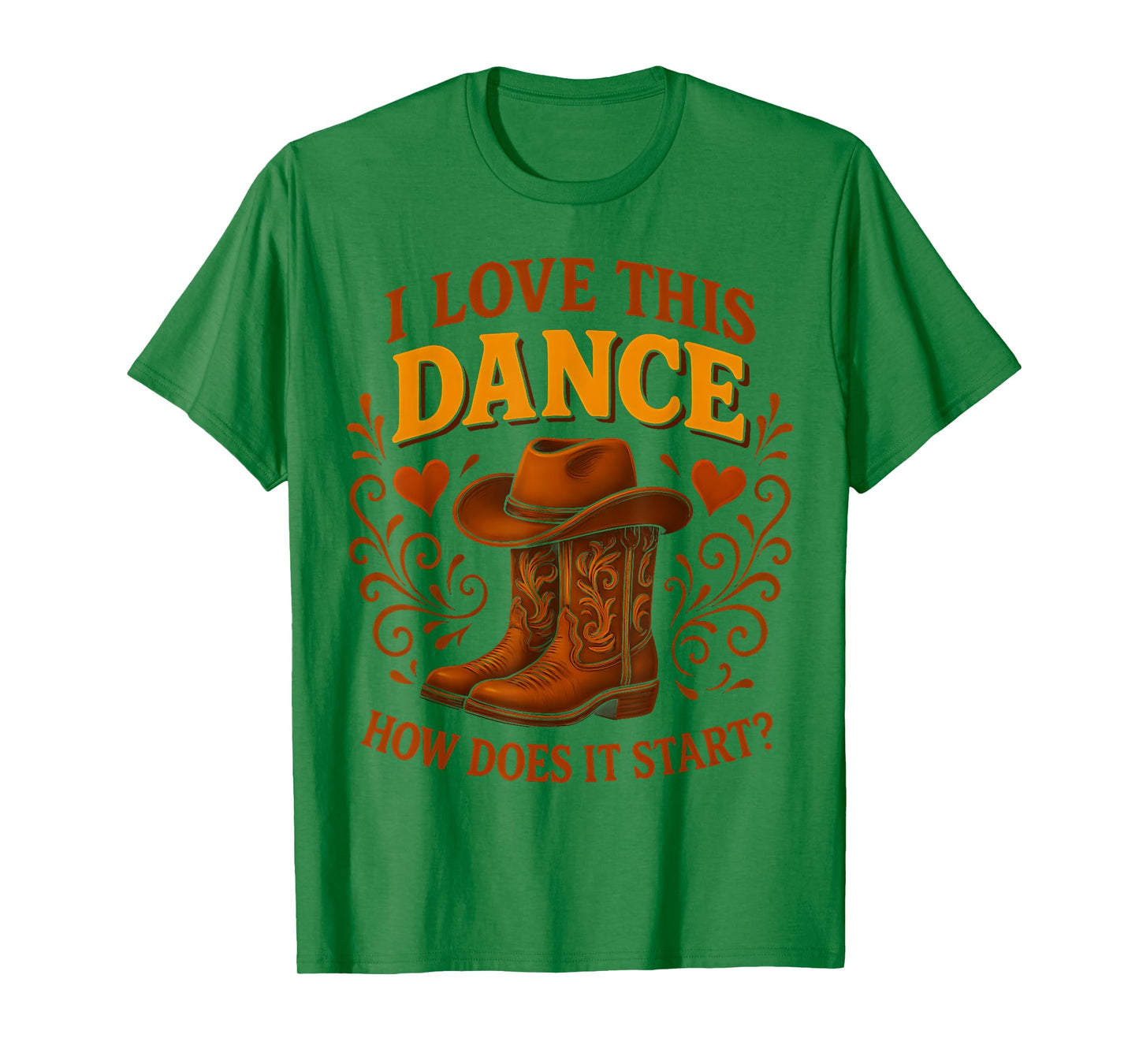 Retro How Does This Dance Start Line Dancer Country T-Shirt