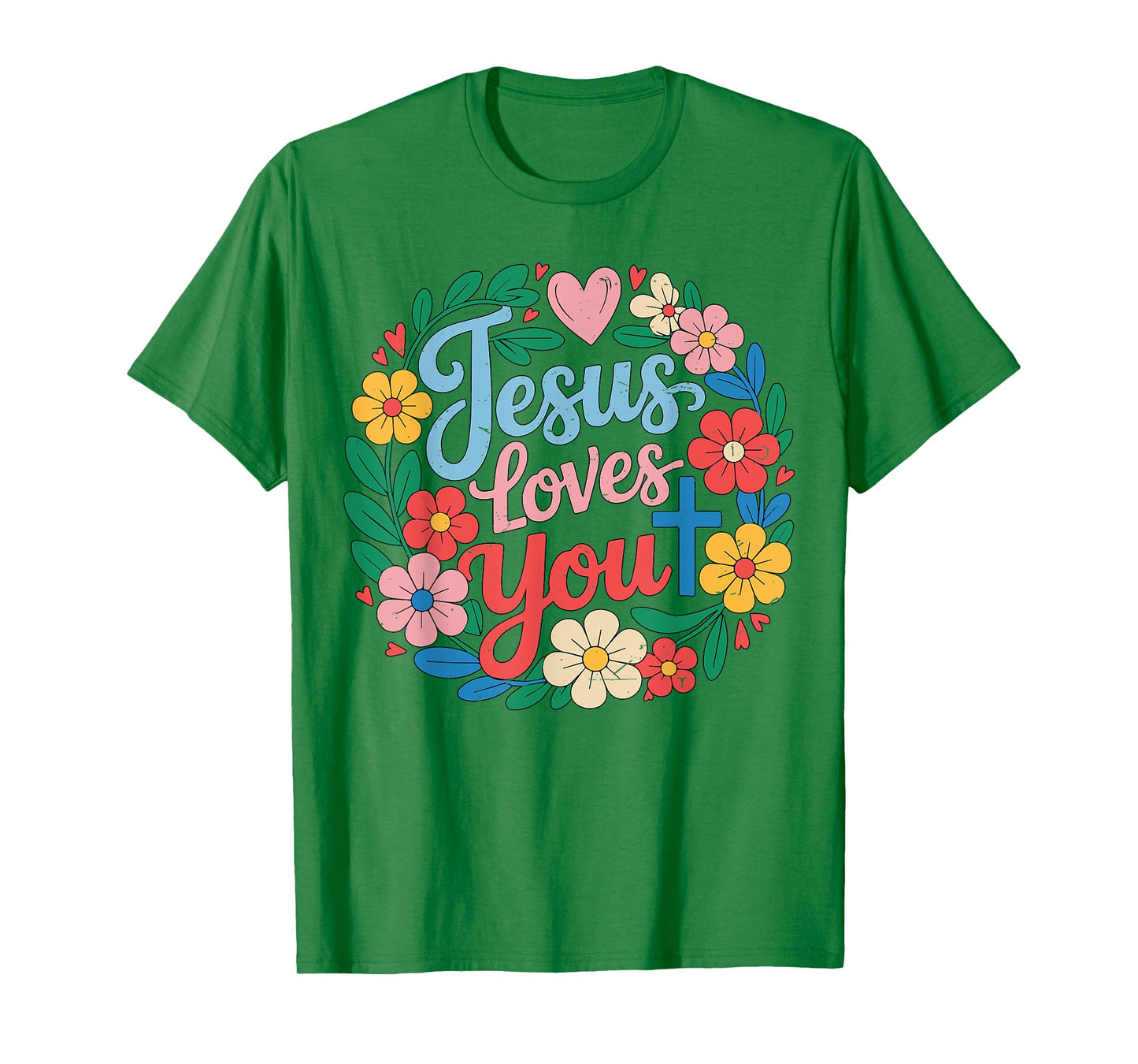 Girl Jesus Loves You Boho I Christian Toddler God Sister Mom T-Shirt