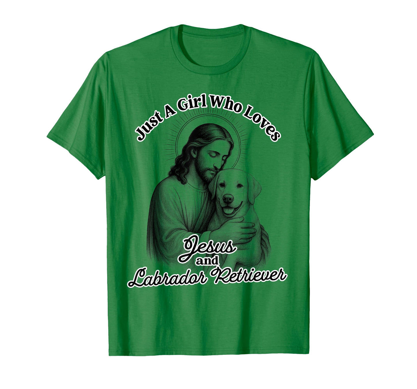 Christian Lab Mom A Girl Loves Jesus & Labrador Retriever T-Shirt