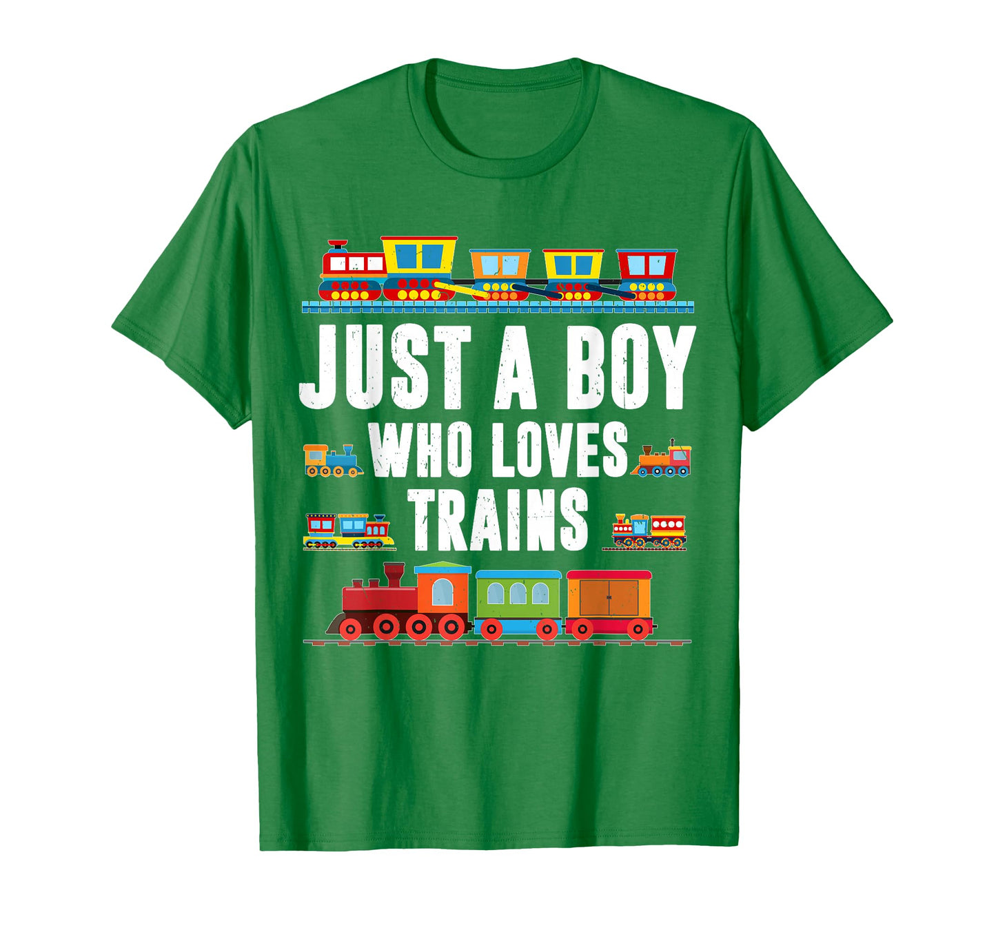 Just A Boy Who Loves Train Toddler Shirt Baby Boy Locomotive T-Shirt