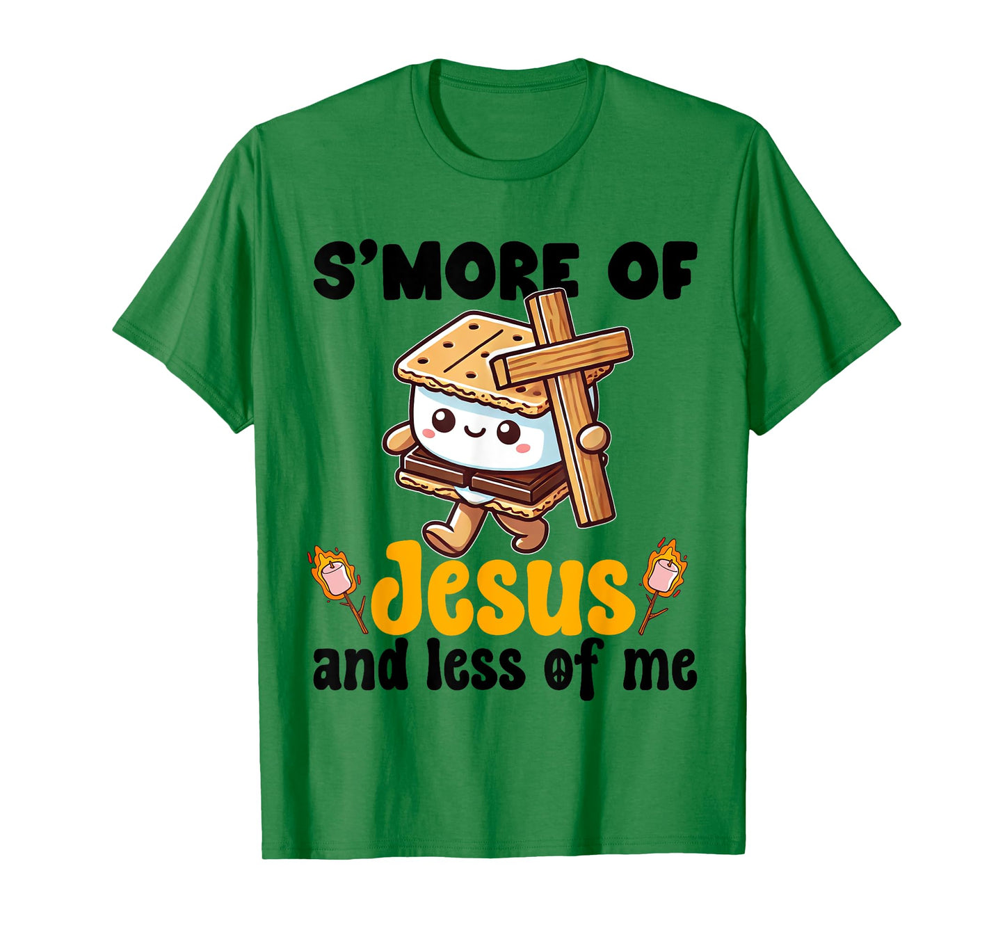 S'more of Jesus and Less of Me Funny Christian T-Shirt
