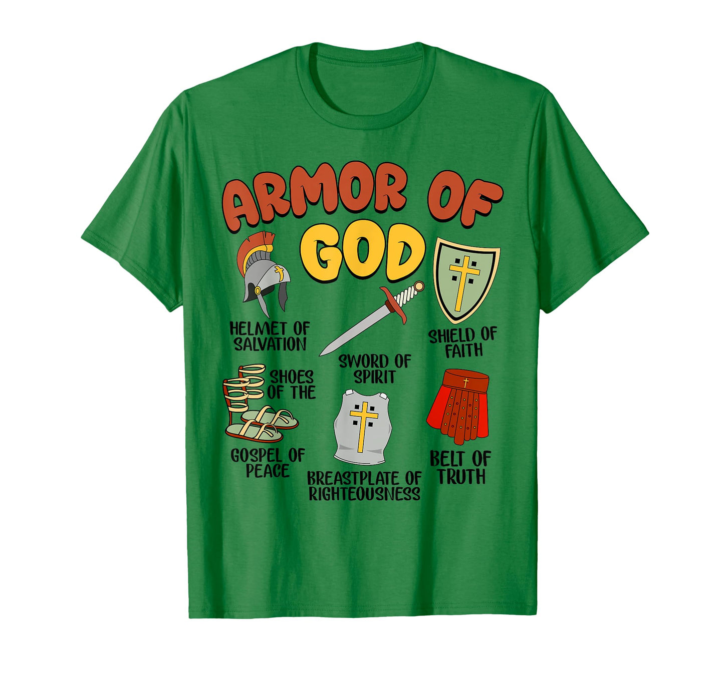 Armor of God Son Boy Christian I Love Jesus Save Bro Toddler T-Shirt